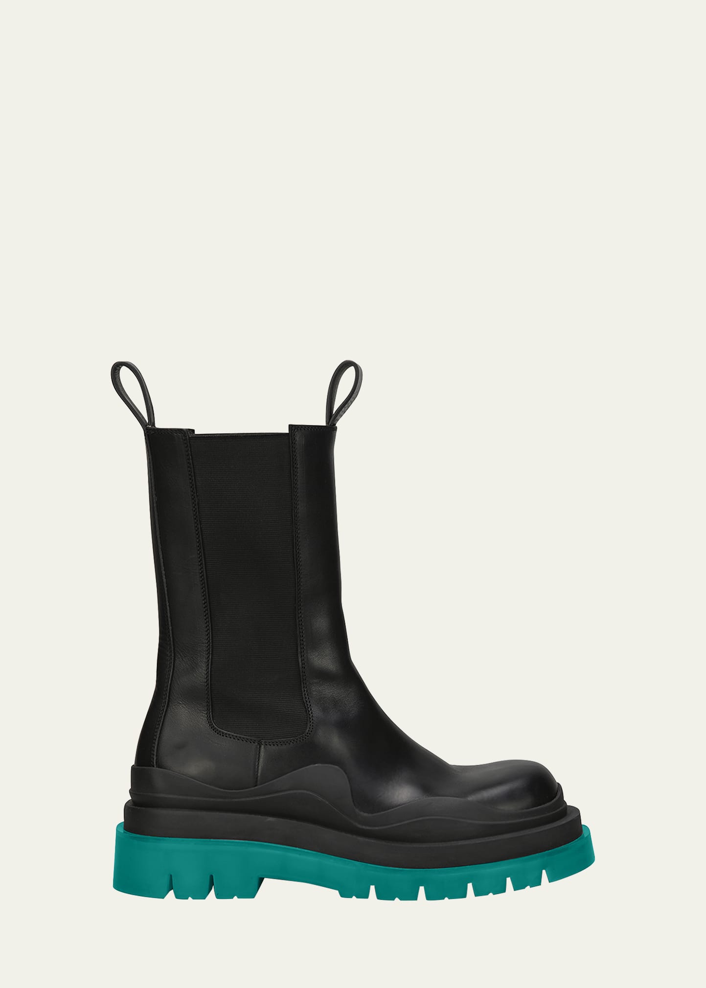 Bottega Veneta The Tire Boots In Nero Peltro