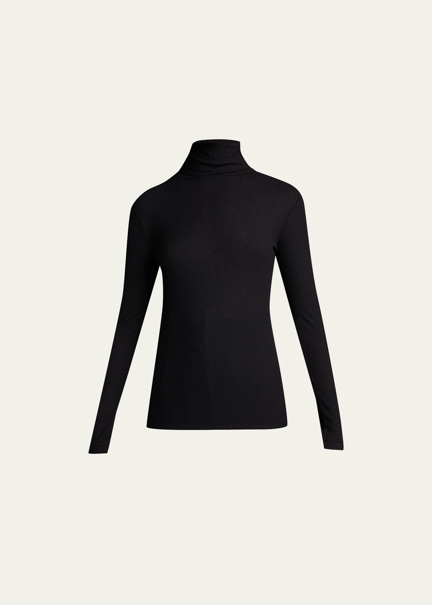 LOULOU STUDIO RIBBED TURTLENECK SWEATER