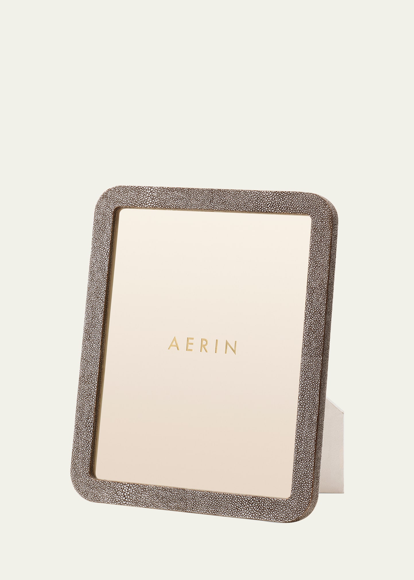 Aerin Modern Shagreen Frame, 8" X 10" In Brown