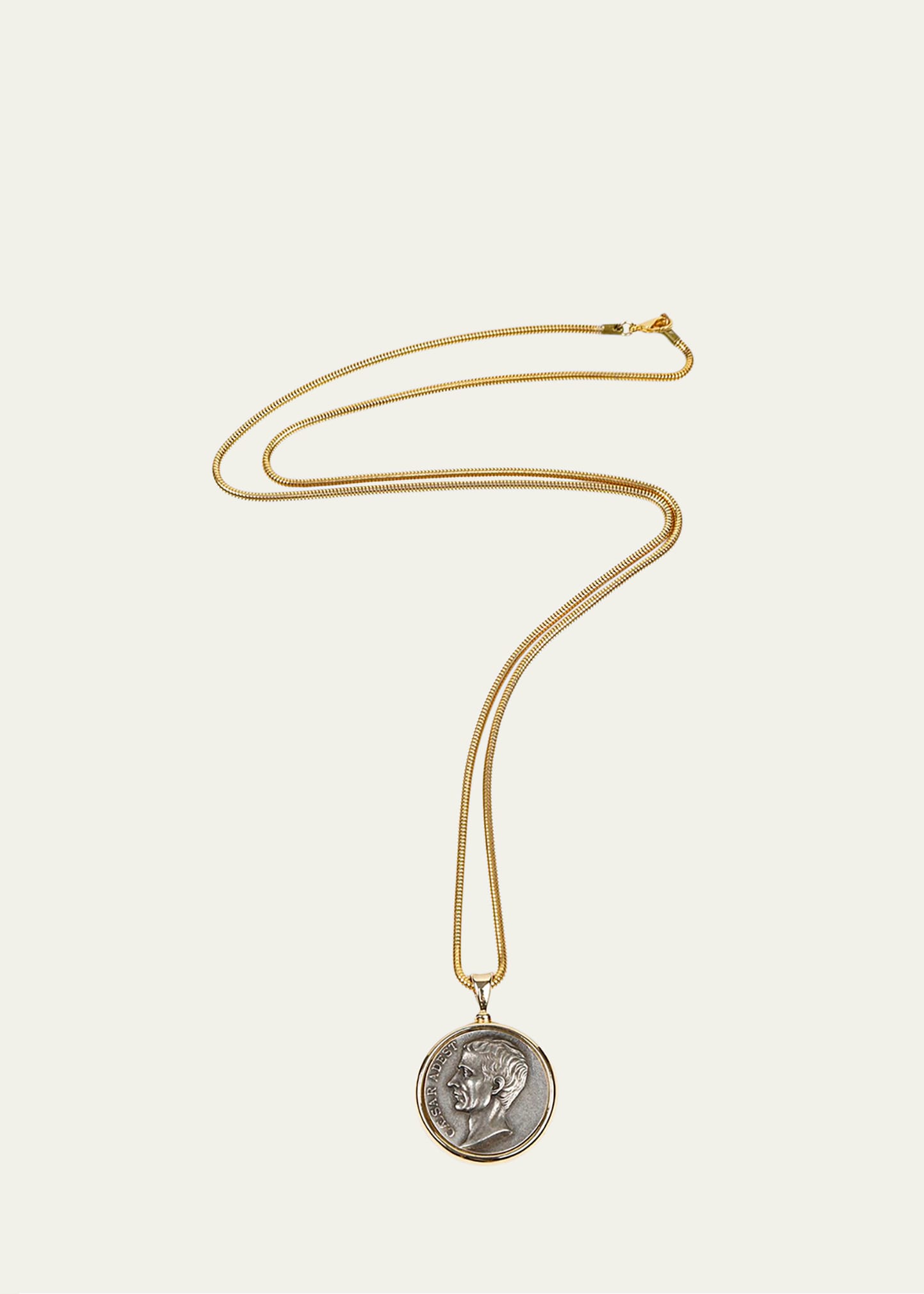 Roman Coin Pendant Necklace