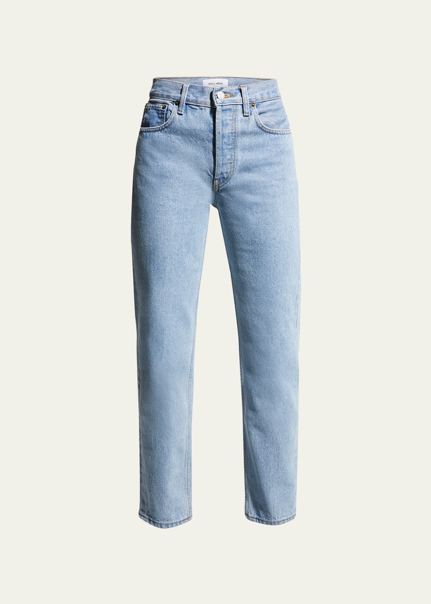 Tate Cropped Jeans with Contrast Panels