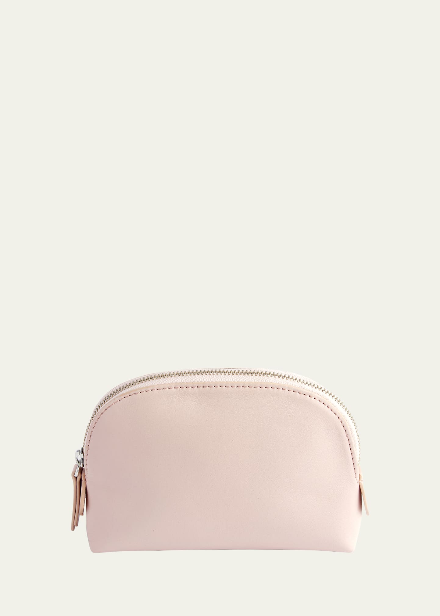 Royce New York Compact Cosmetic Bag In Blush Pink