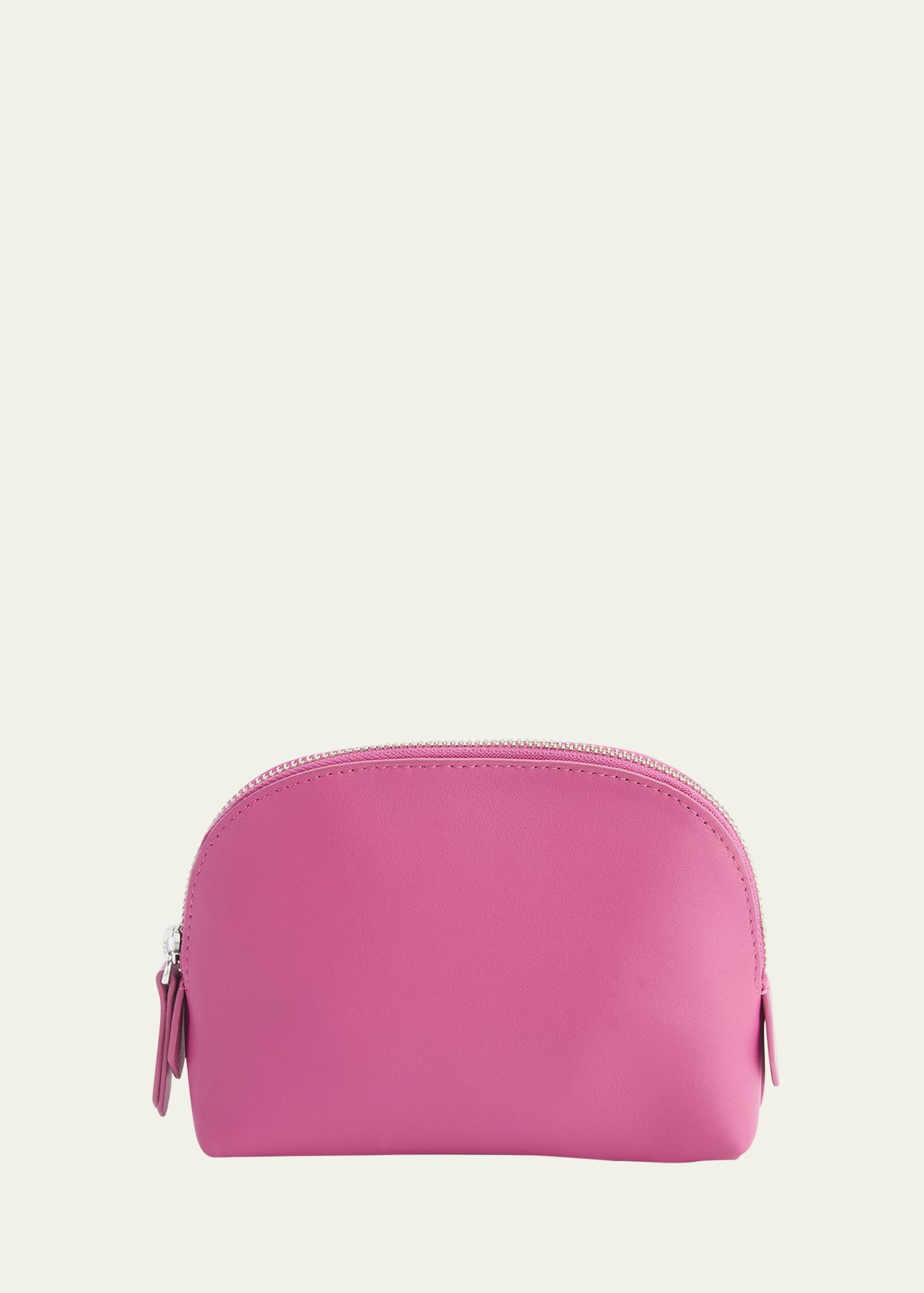 Royce New York Compact Cosmetic Bag In Bright Pink