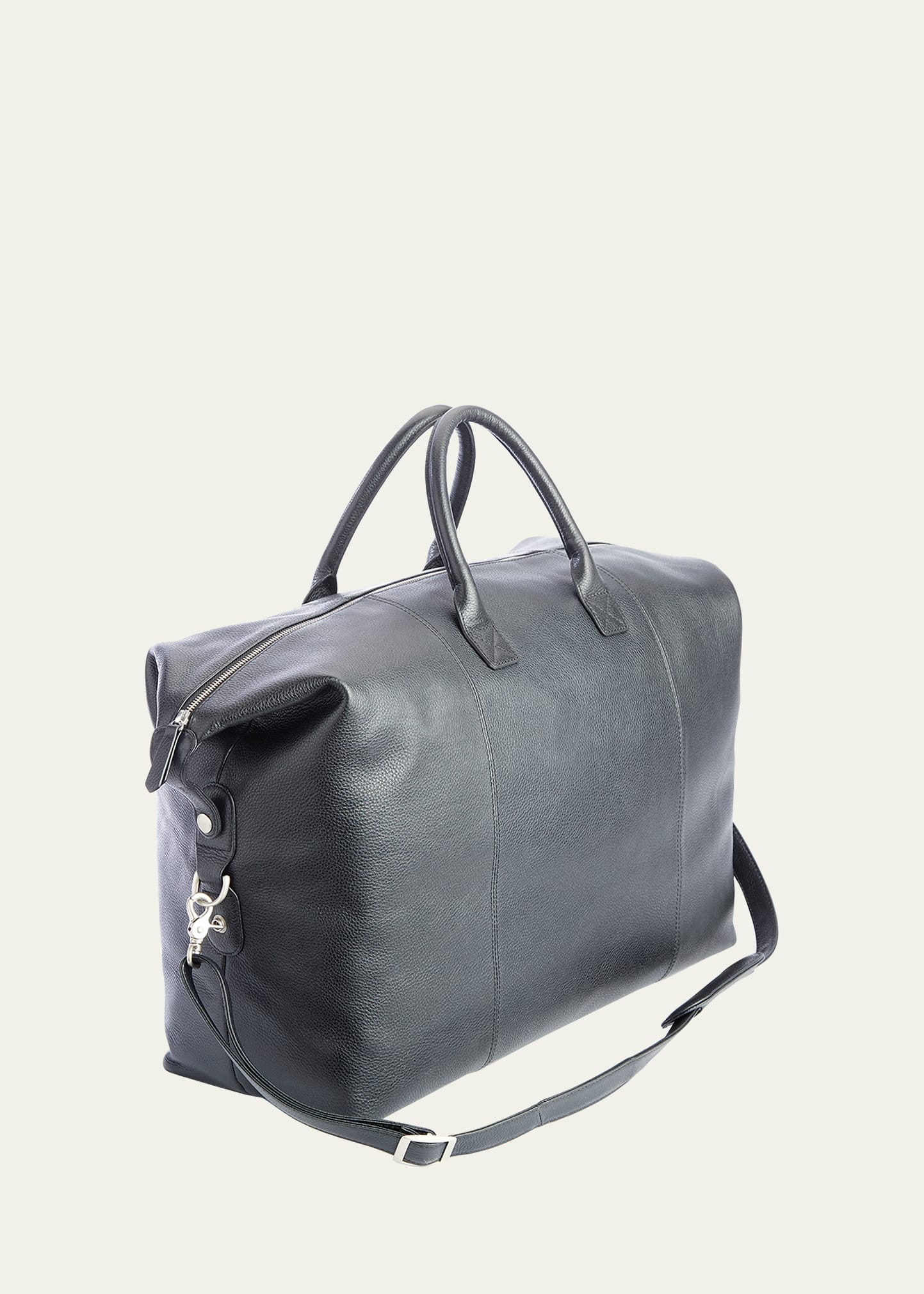 Royce New York Executive Weekender Duffel Bag In Black