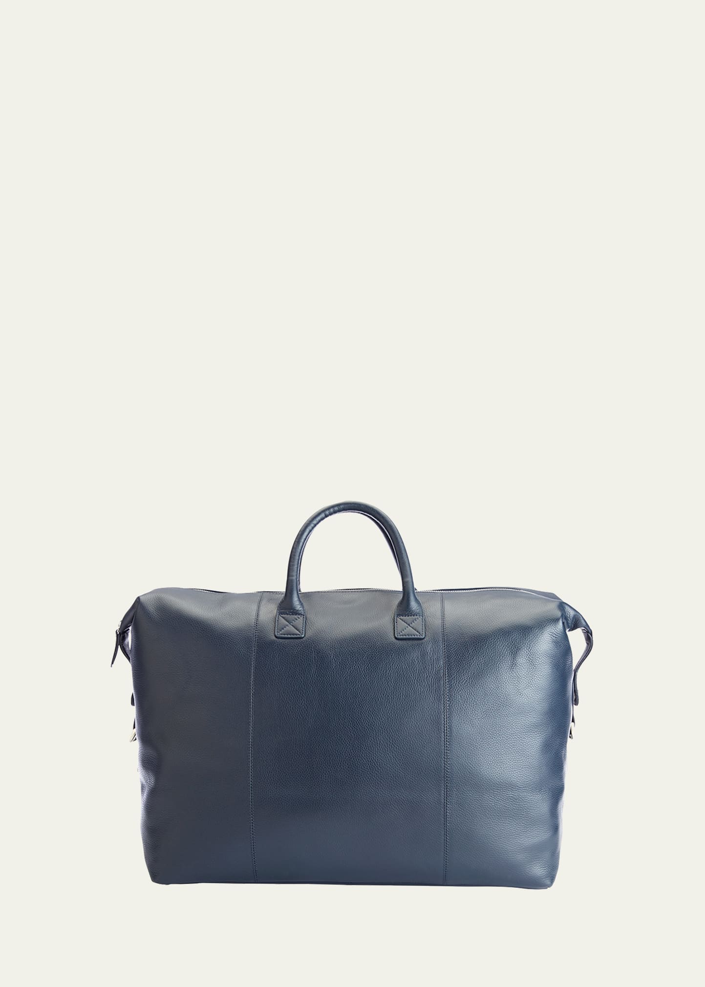 Royce New York Executive Weekender Duffel Bag In Navy Blue