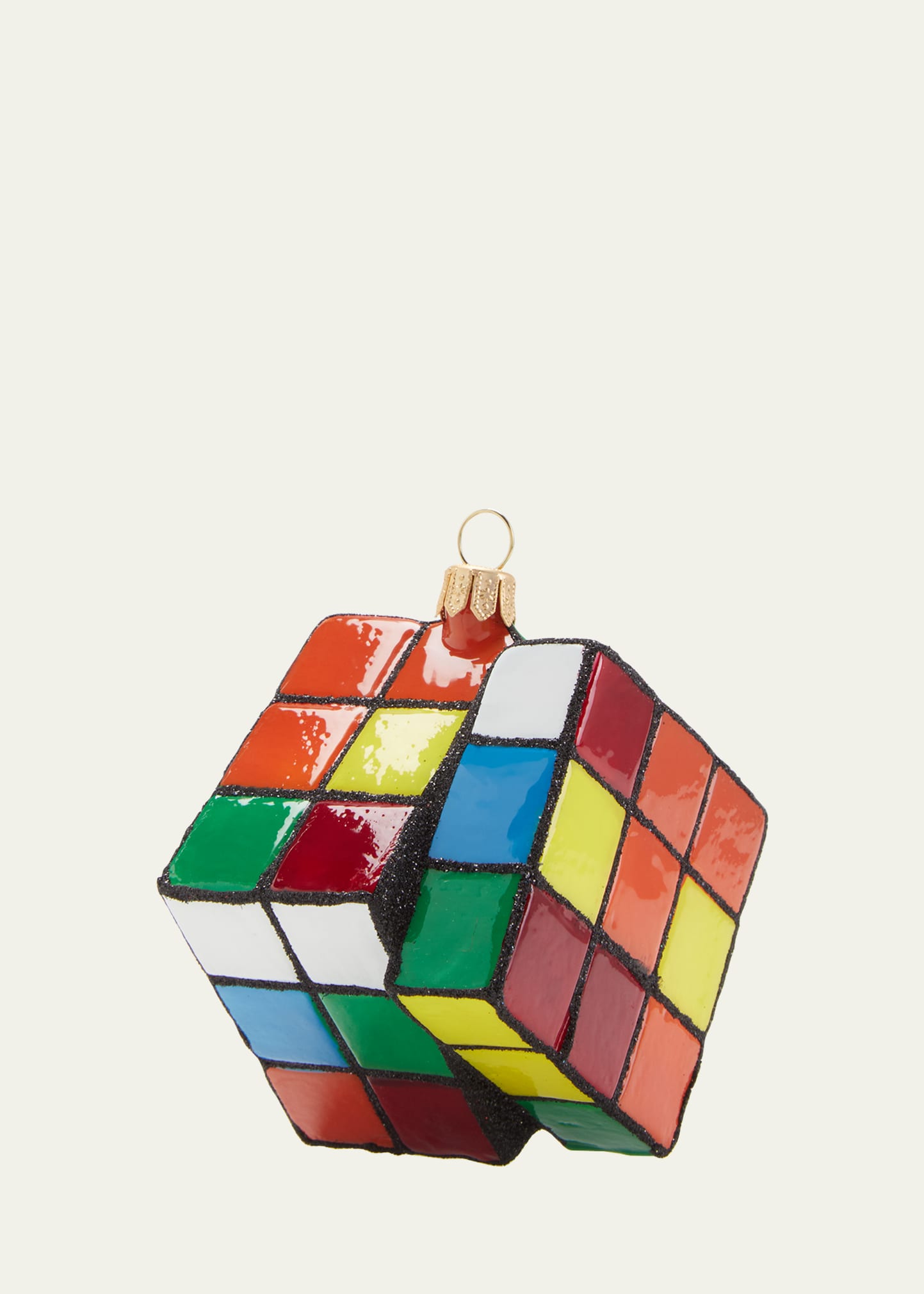 Bergdorf Goodman Colorful Cube Christmas Ornament