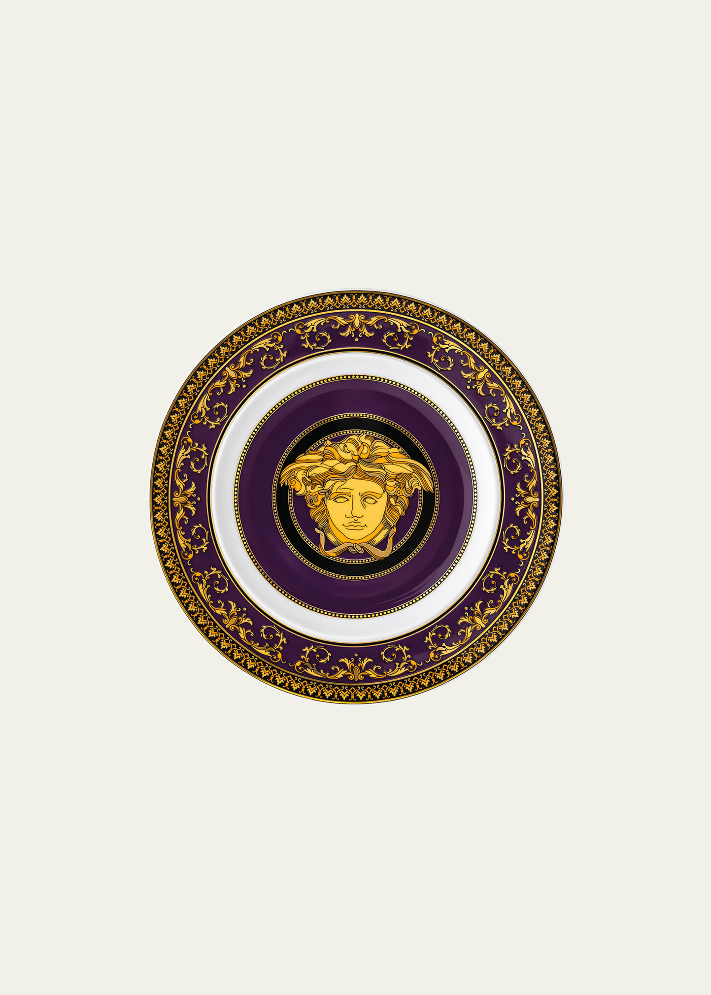 Versace Medusa Colors Marine Bread And Butter Plate In Multi