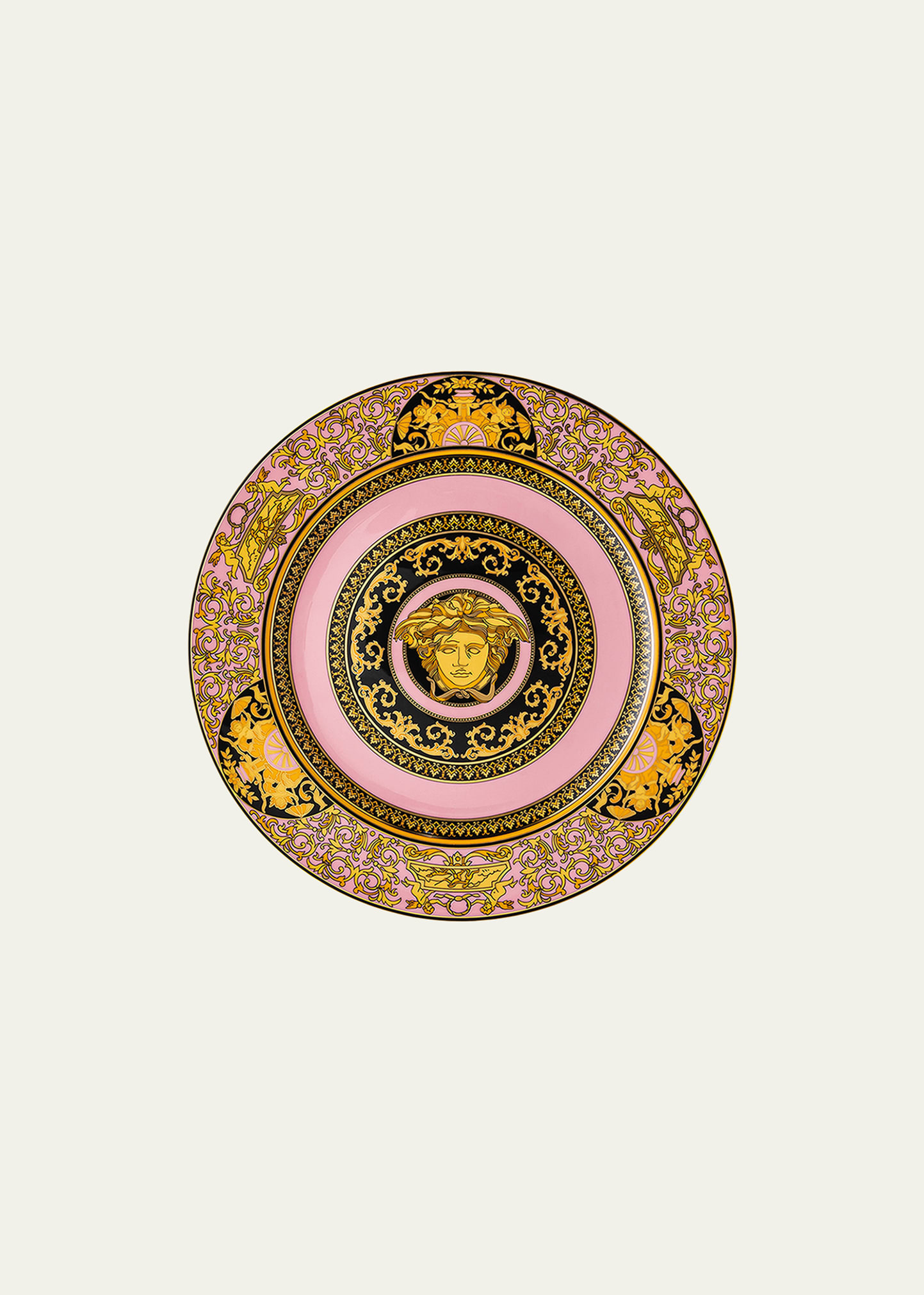 Versace Medusa Colors Rose Service Plate In Multi