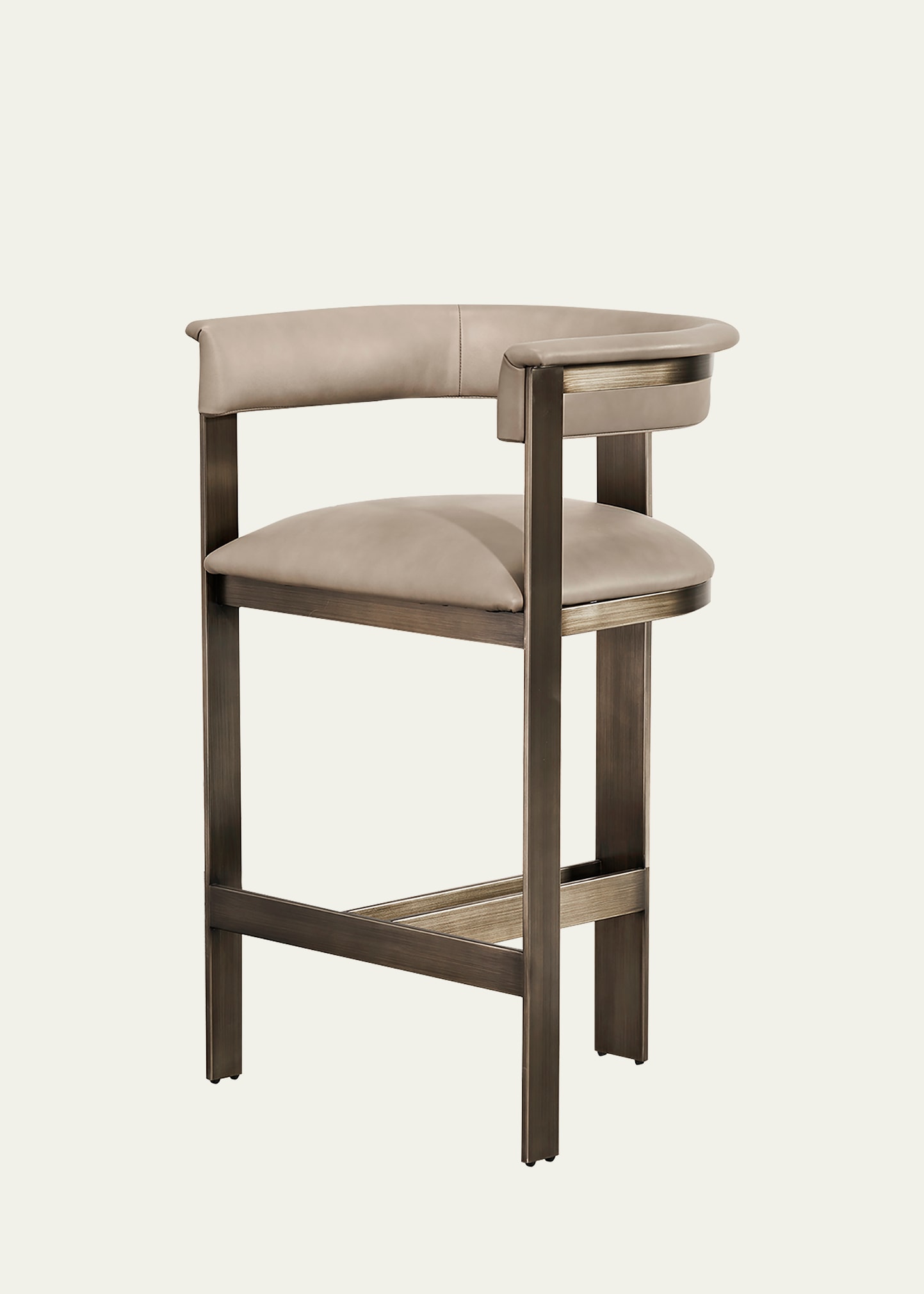Interlude Home Darcy Counter Stool In Taupe