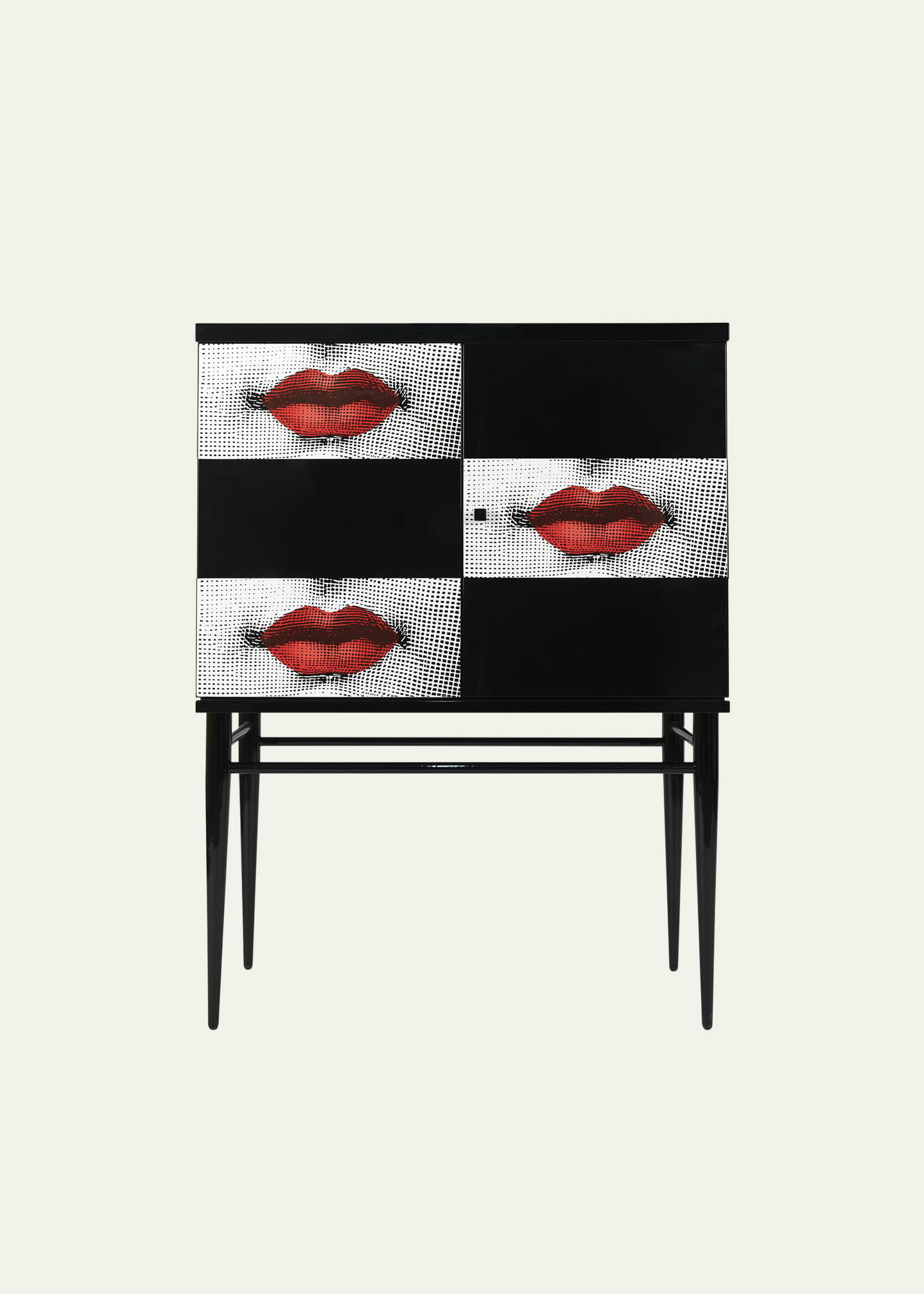 Fornasetti Raised Small Sideboard Kiss Color In Multi