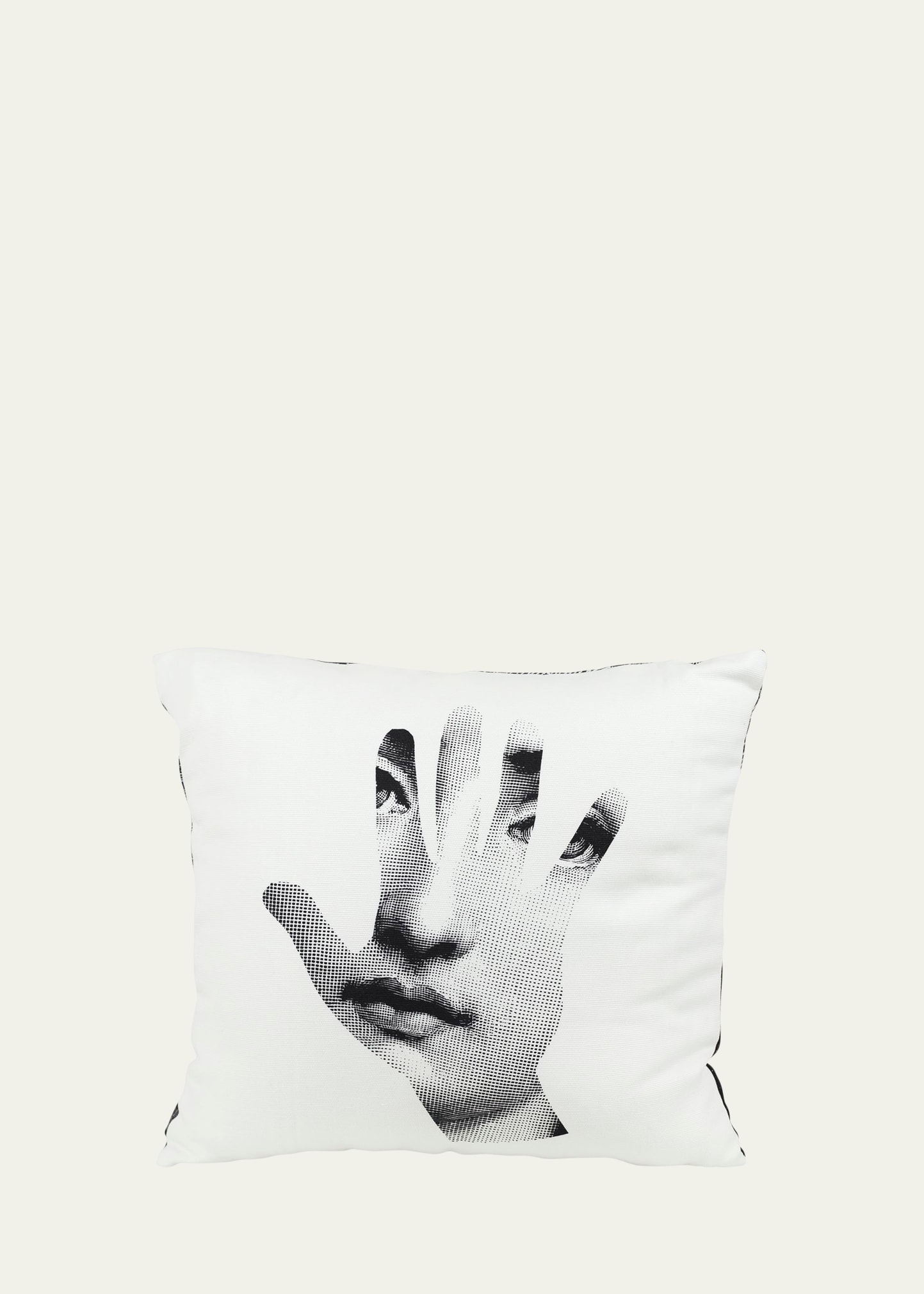 Fornasetti Cushion Mano In White