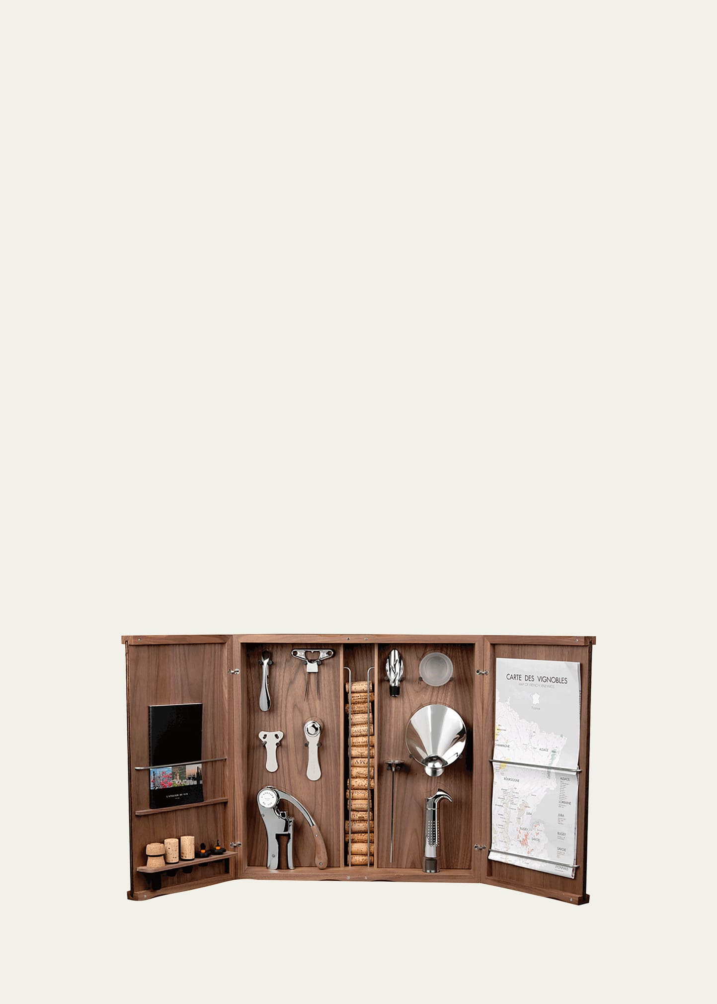 Shop L'atelier Du Vin Wine-lover's Curiosities Cabinet In Brown