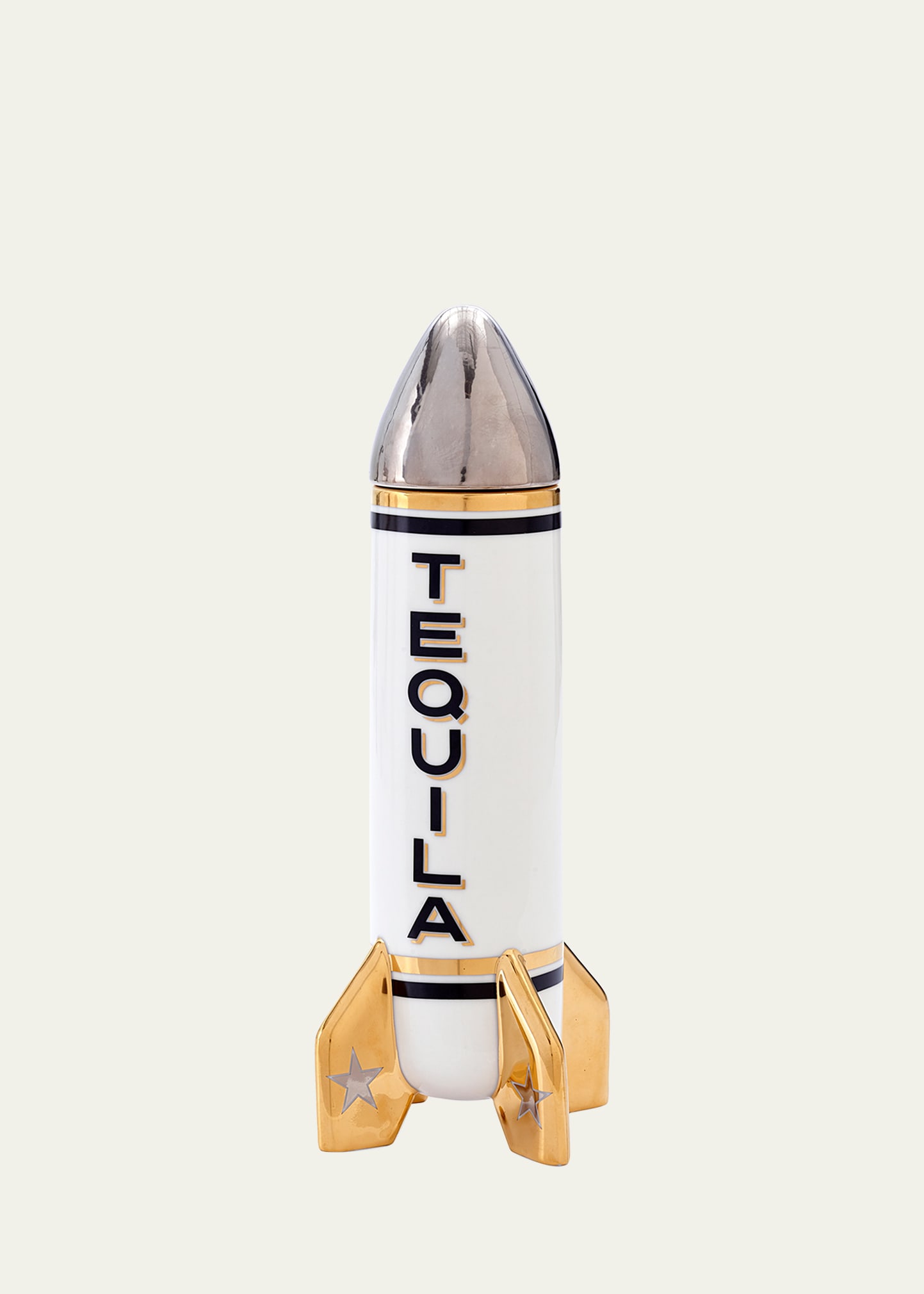 Jonathan Adler Rocket Tequila Decanter In White