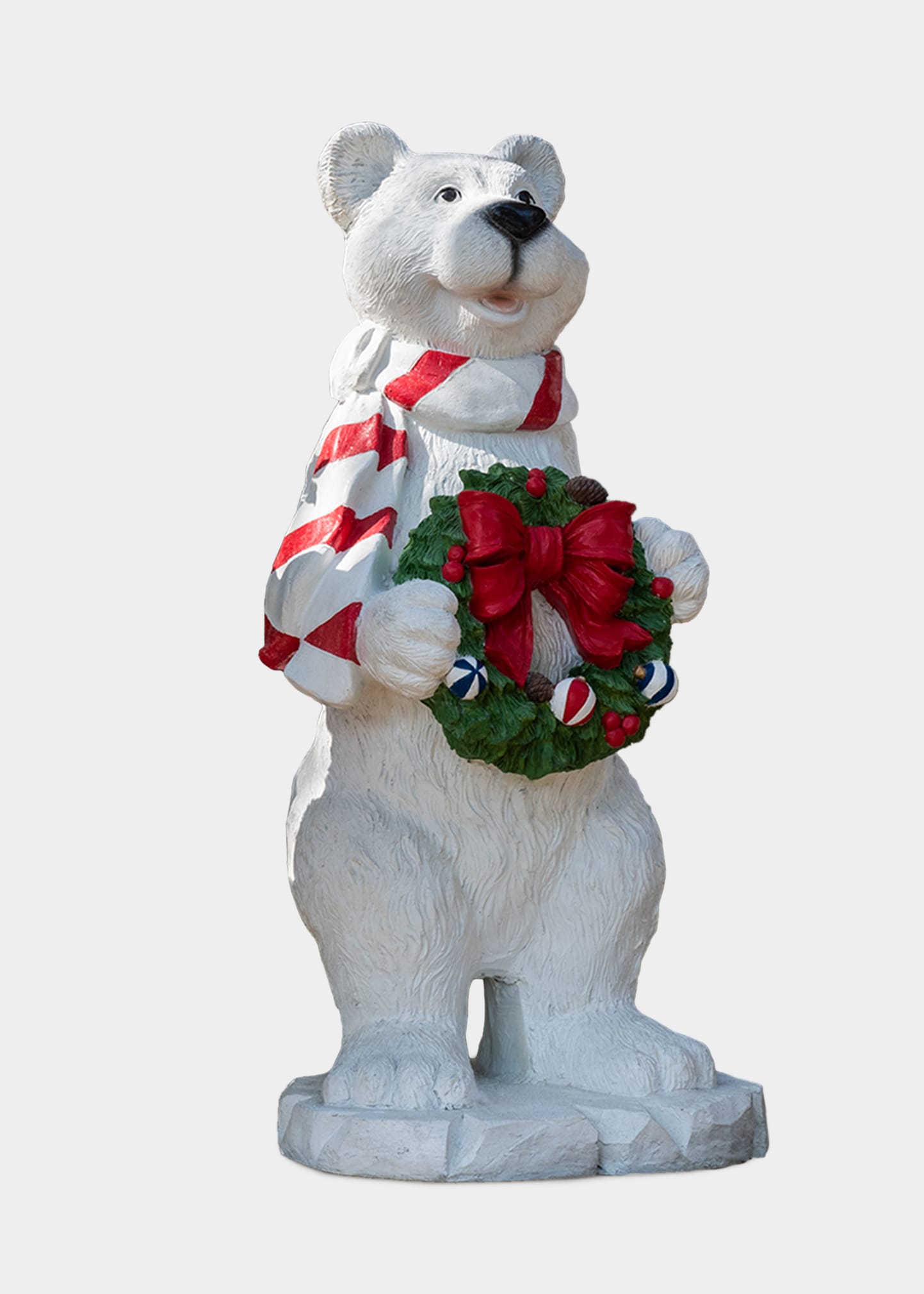 Barcana 47" Juggling Bear With Gift Boxes In White