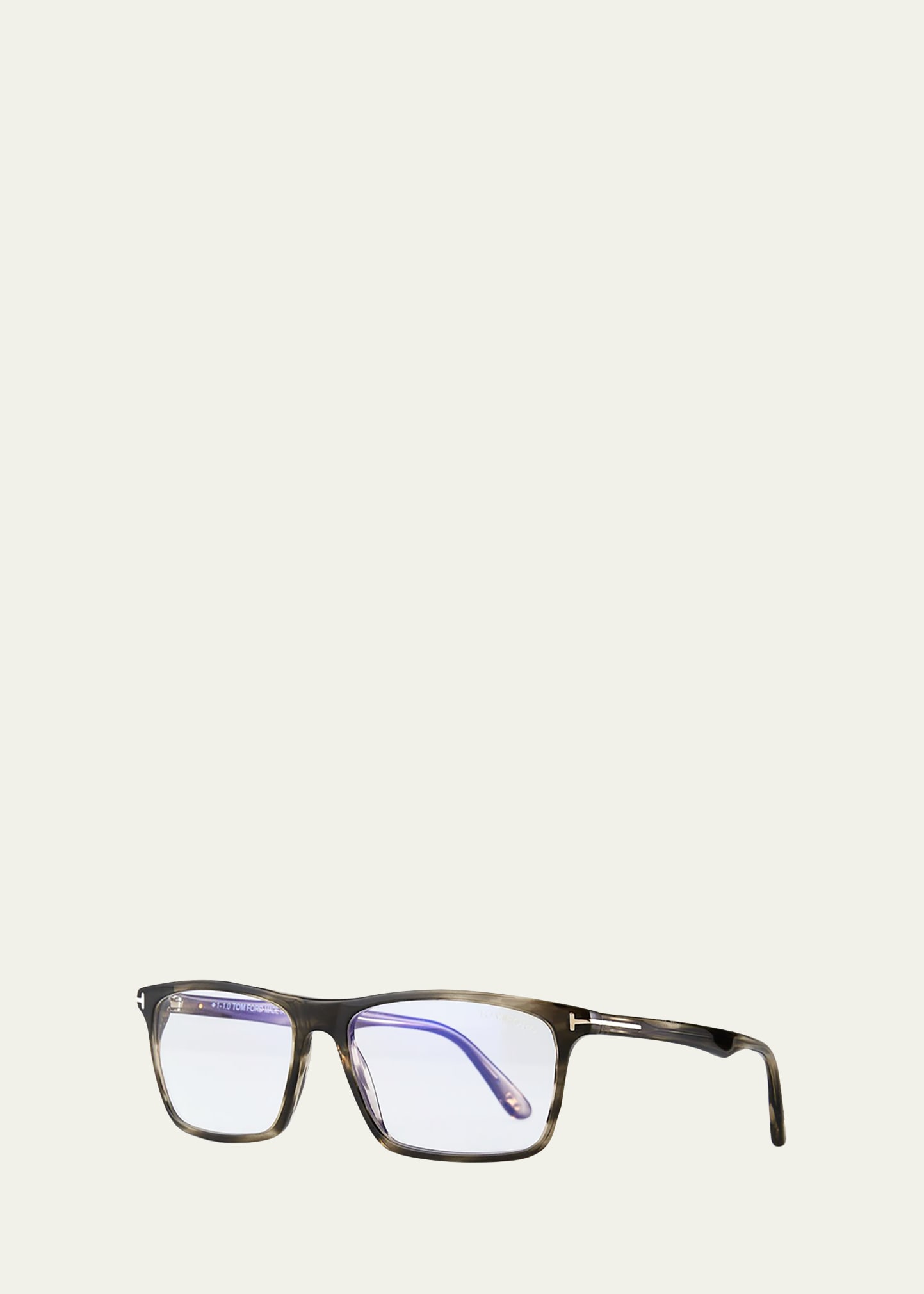 Tom Ford Men's Ft5681-bm56 Blue Light Blocking Optical Glasses In Brown