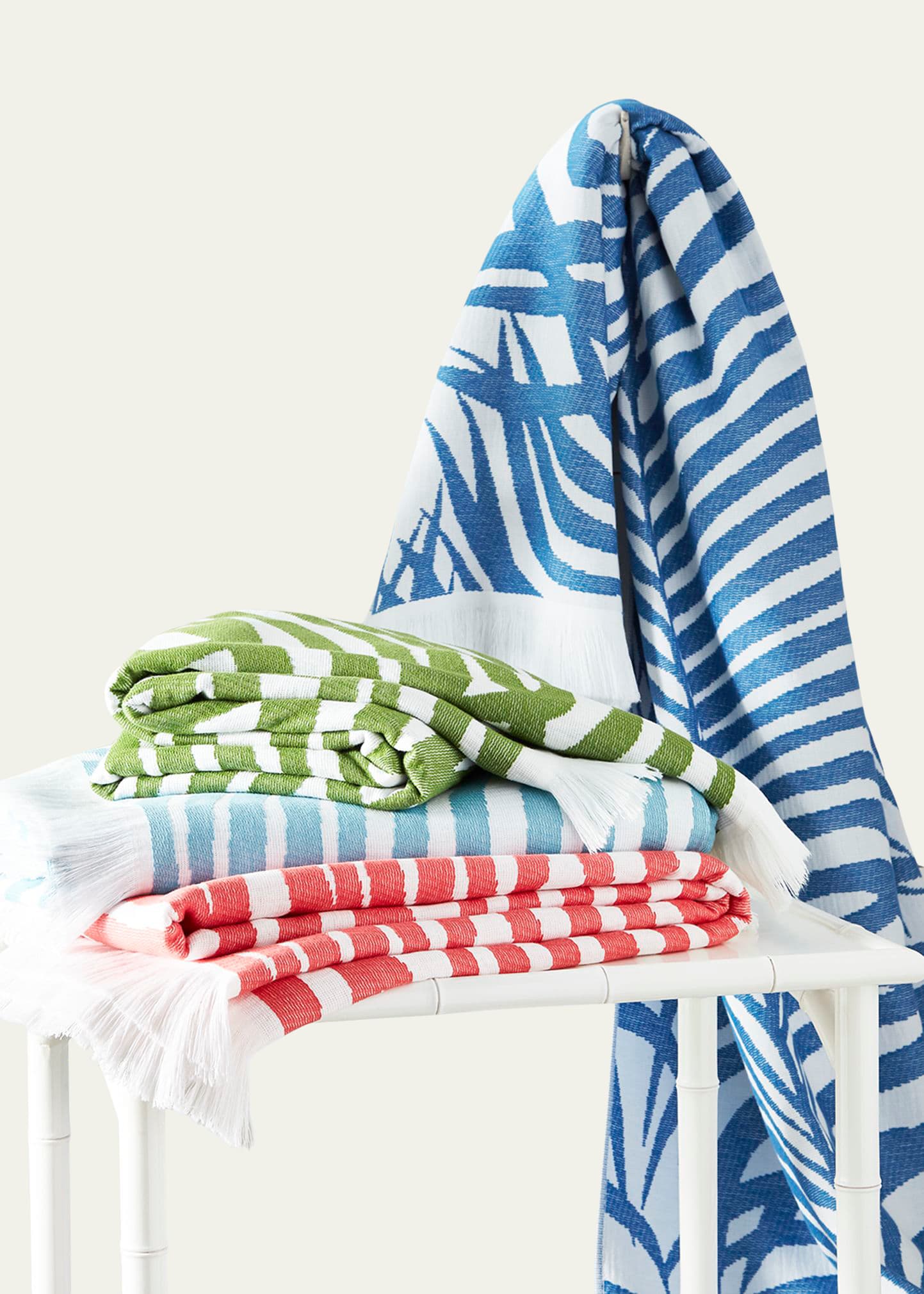 Zebra Palm Beach Towel