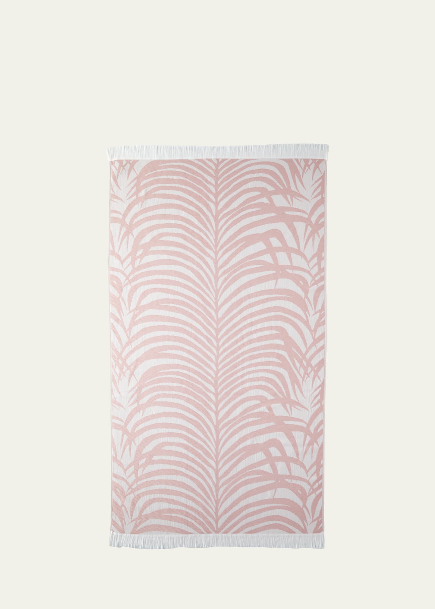 Matouk Schumacher Zebra Palm Beach Towel In Multi