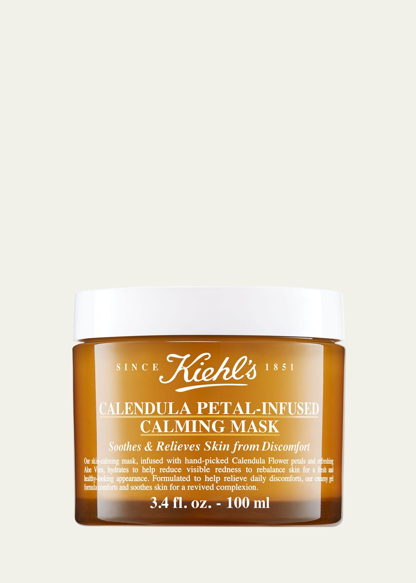 Calendula Petal-Infused Calming Mask With Aloe Vera, 3.4 oz.