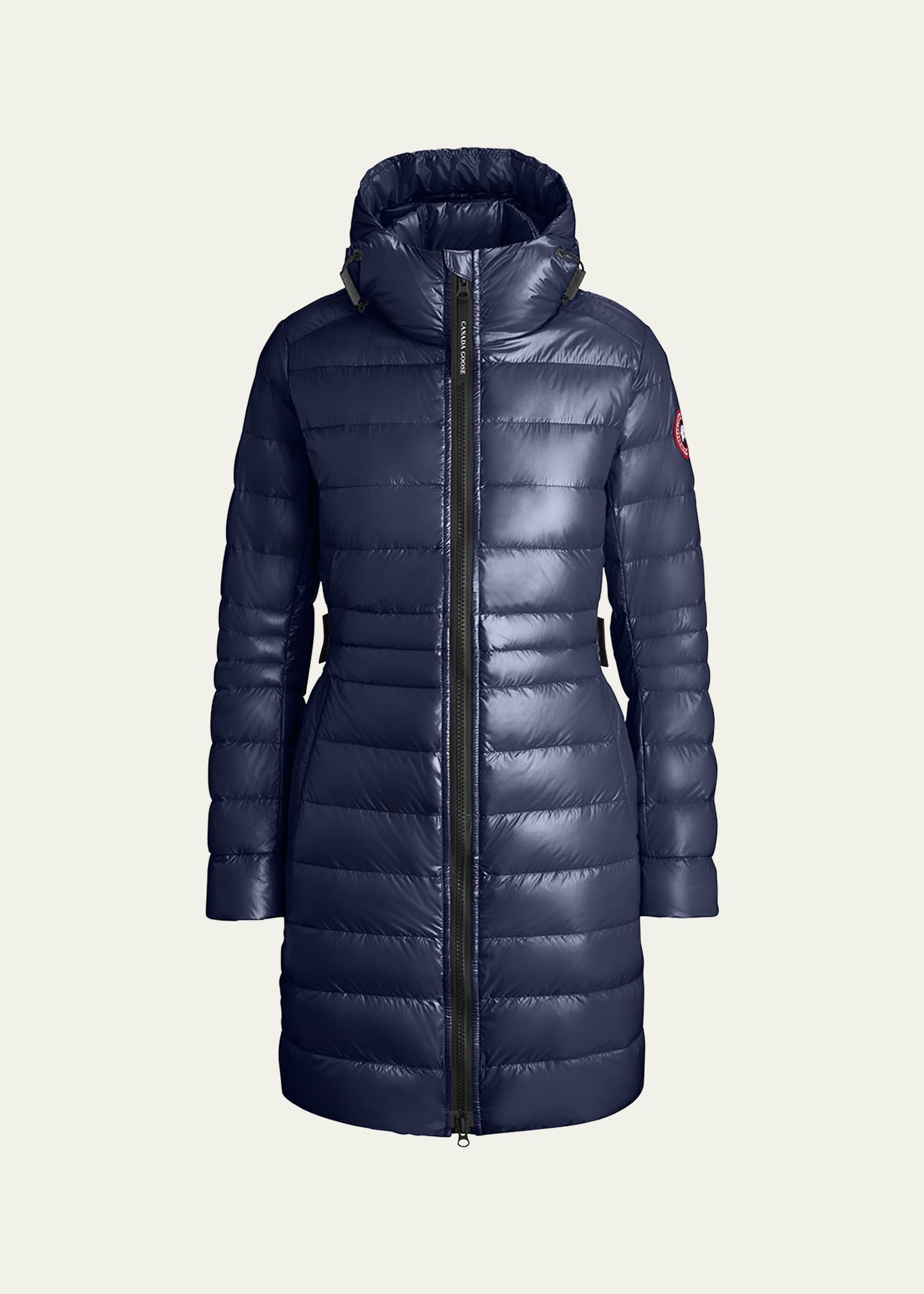 Canada Goose Cypress Hooded Puffer Jacket In Atlantic Navy