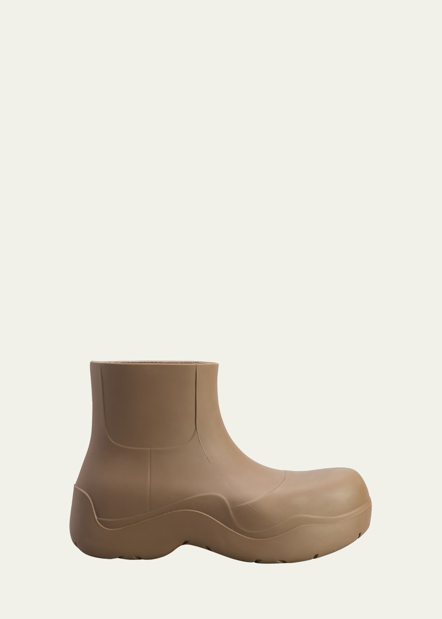 Bottega Veneta Bv Puddle Rubber Low Boots In Jute