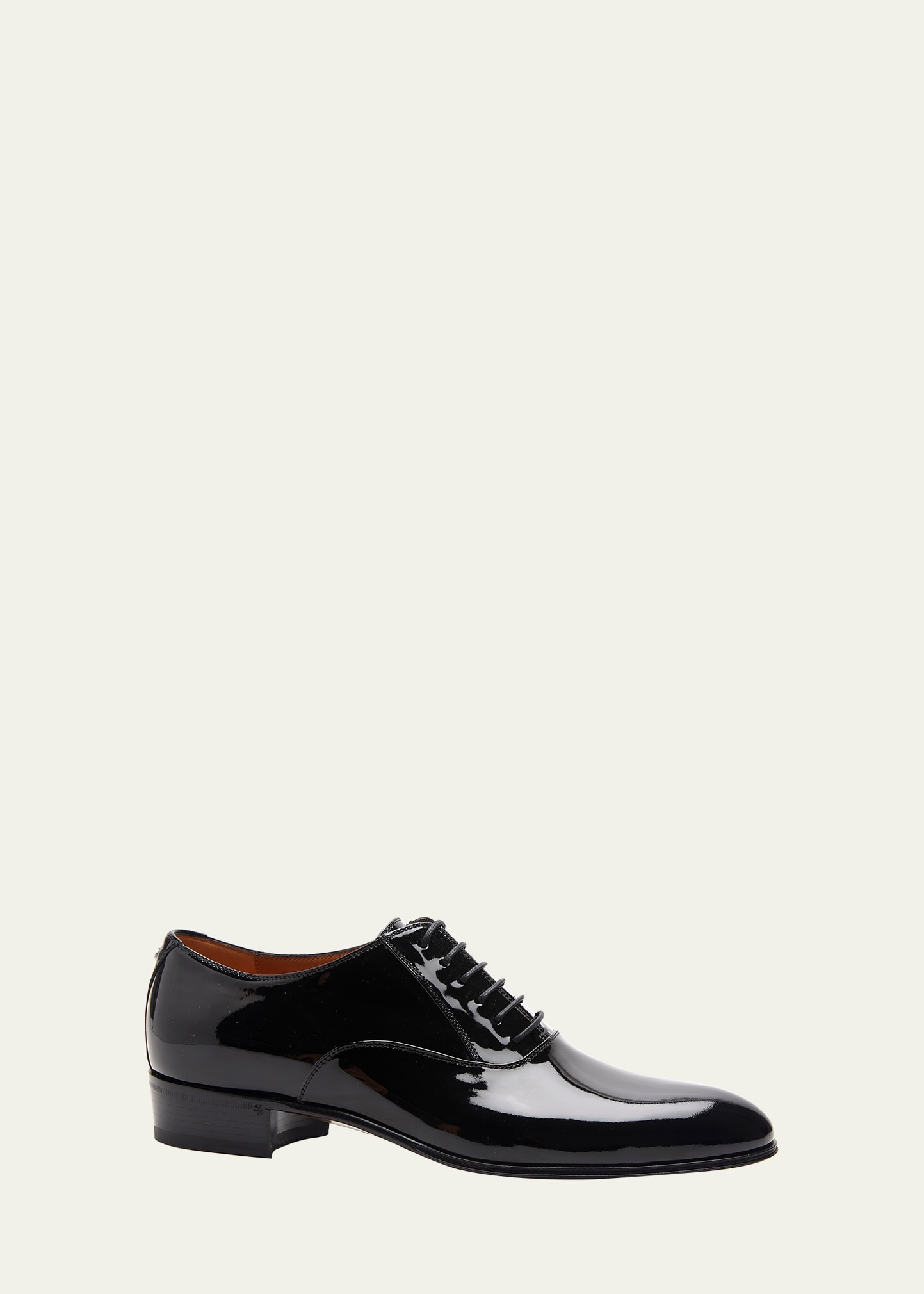 Gucci Men's Worsh Patent Leather Oxfords In Black