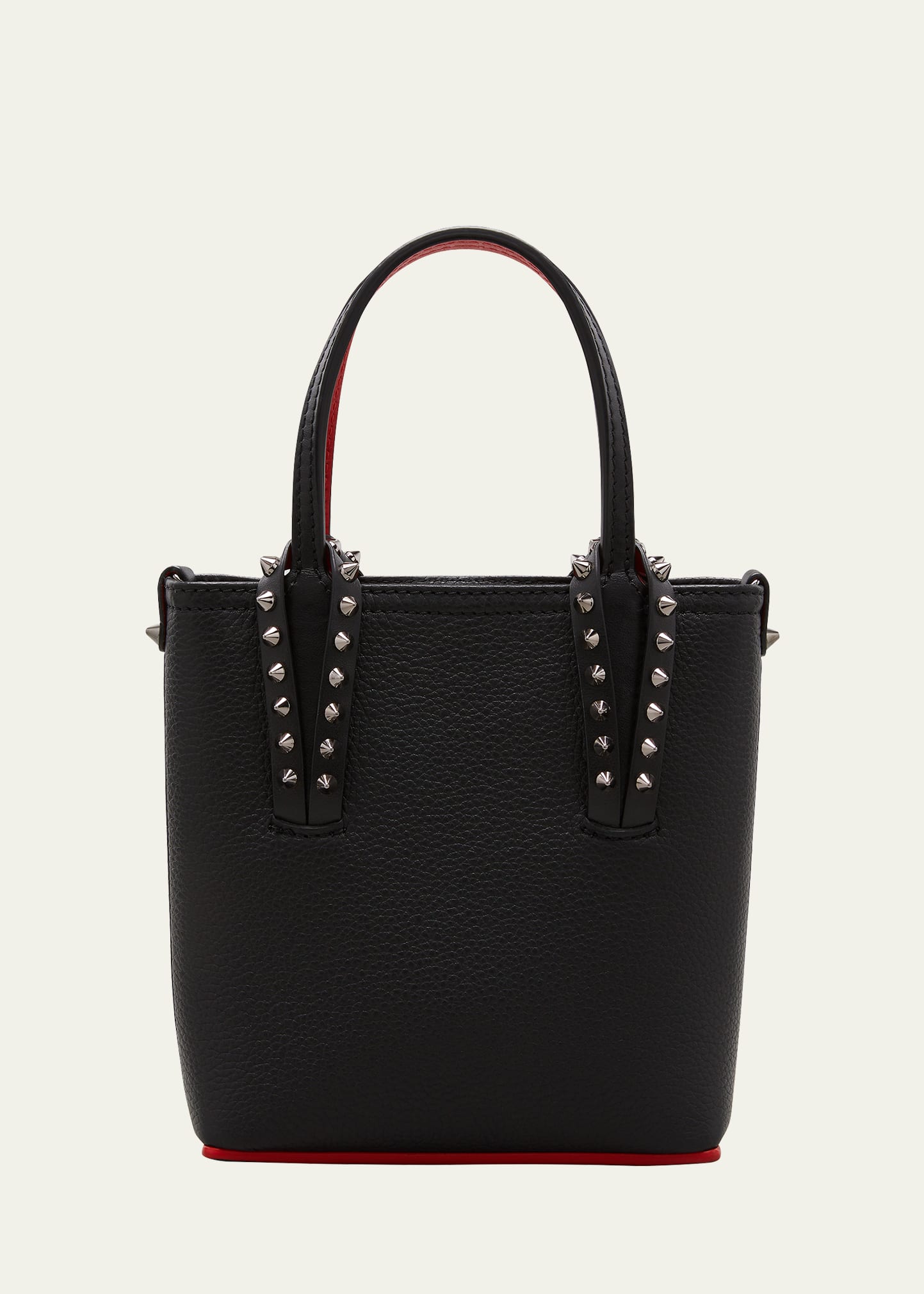 Cabata N/S Mini Tote in Grained Leather