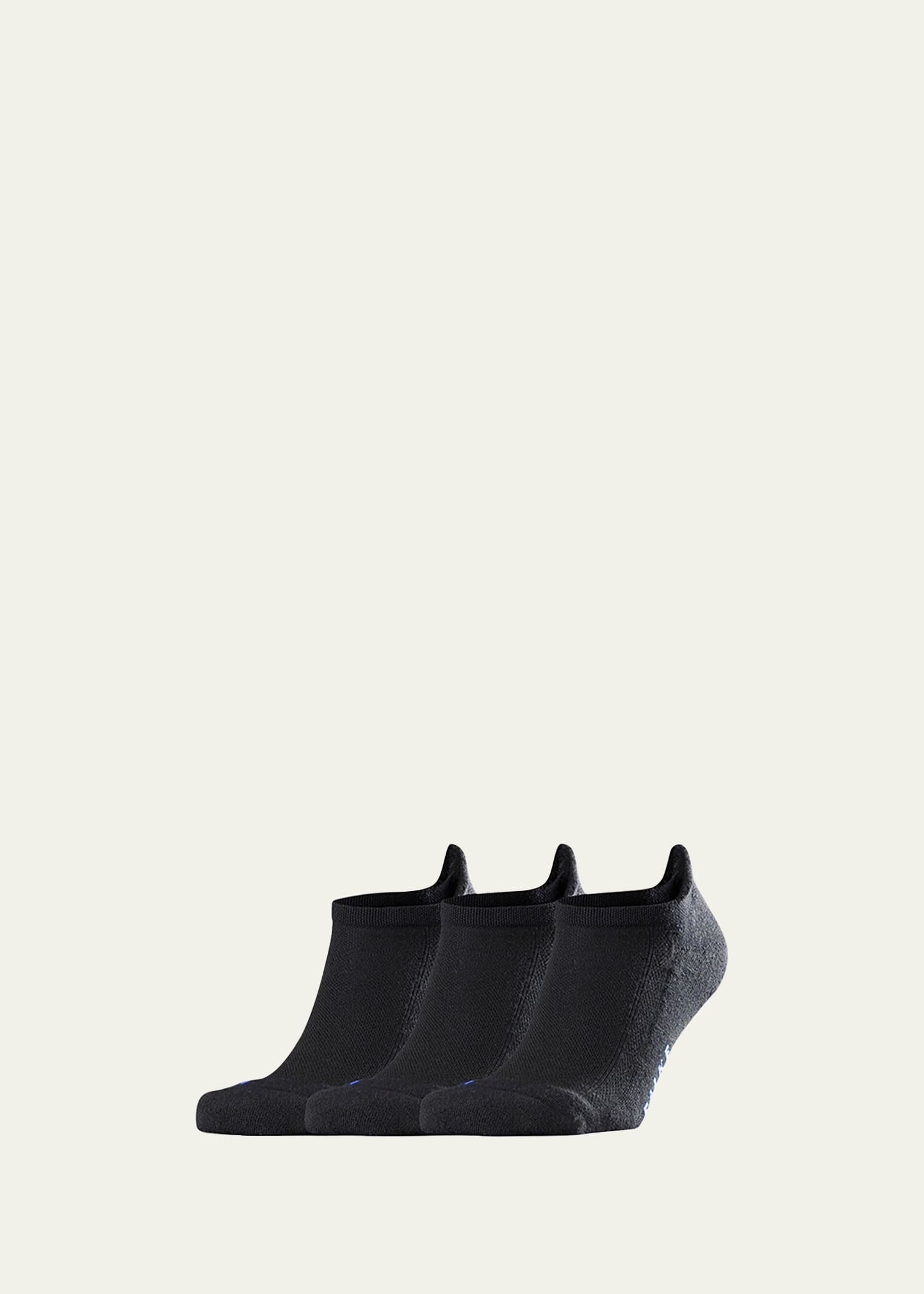 Shop Falke Men's 3-pack Cool Kick Sneaker Socks In Black