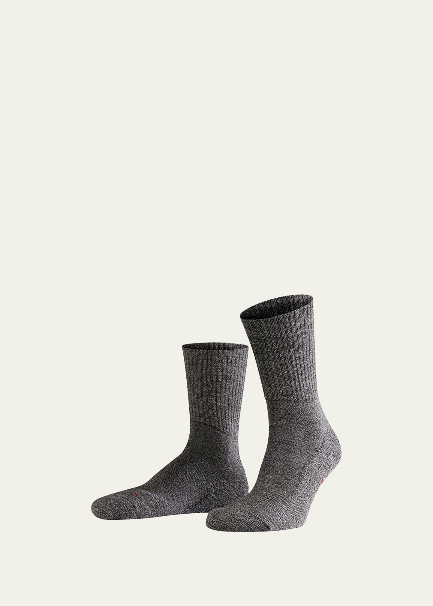 Shop Falke Men's Walkie Light Sport Spirit Wool-blend Socks In Graphite