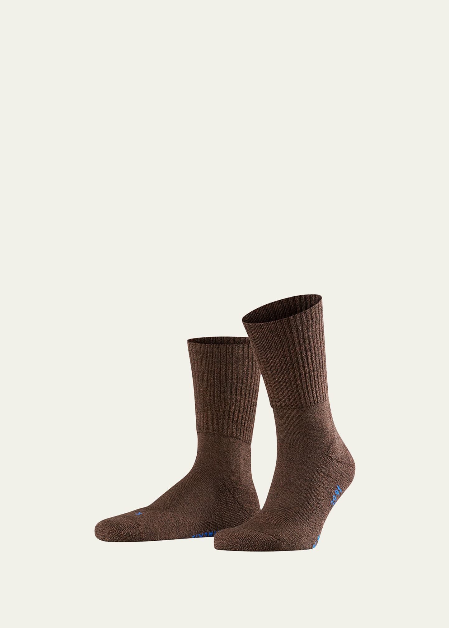 Falke Men's Walkie Light Sport Spirit Wool-blend Socks In Dark Brown