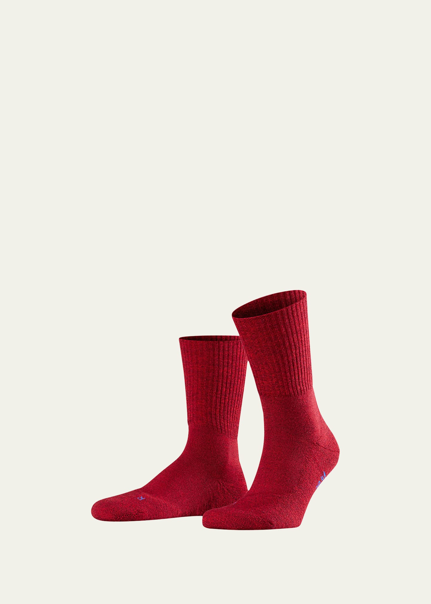 Shop Falke Men's Walkie Light Sport Spirit Wool-blend Socks In Scarlet