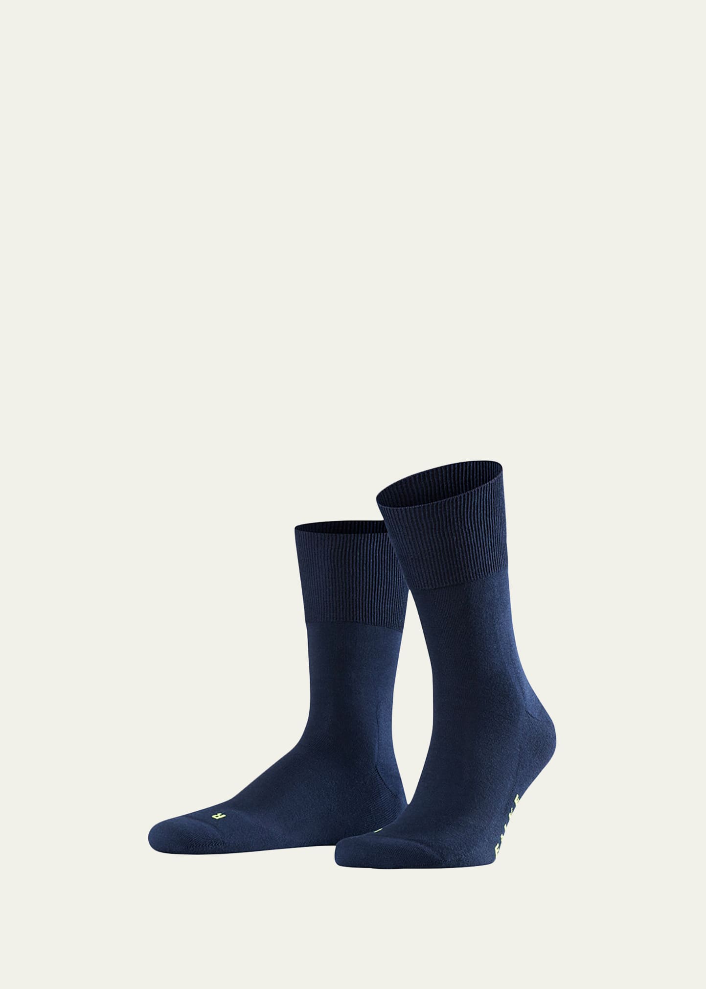 Falke Men's Run Plush-sole Socks In Marine