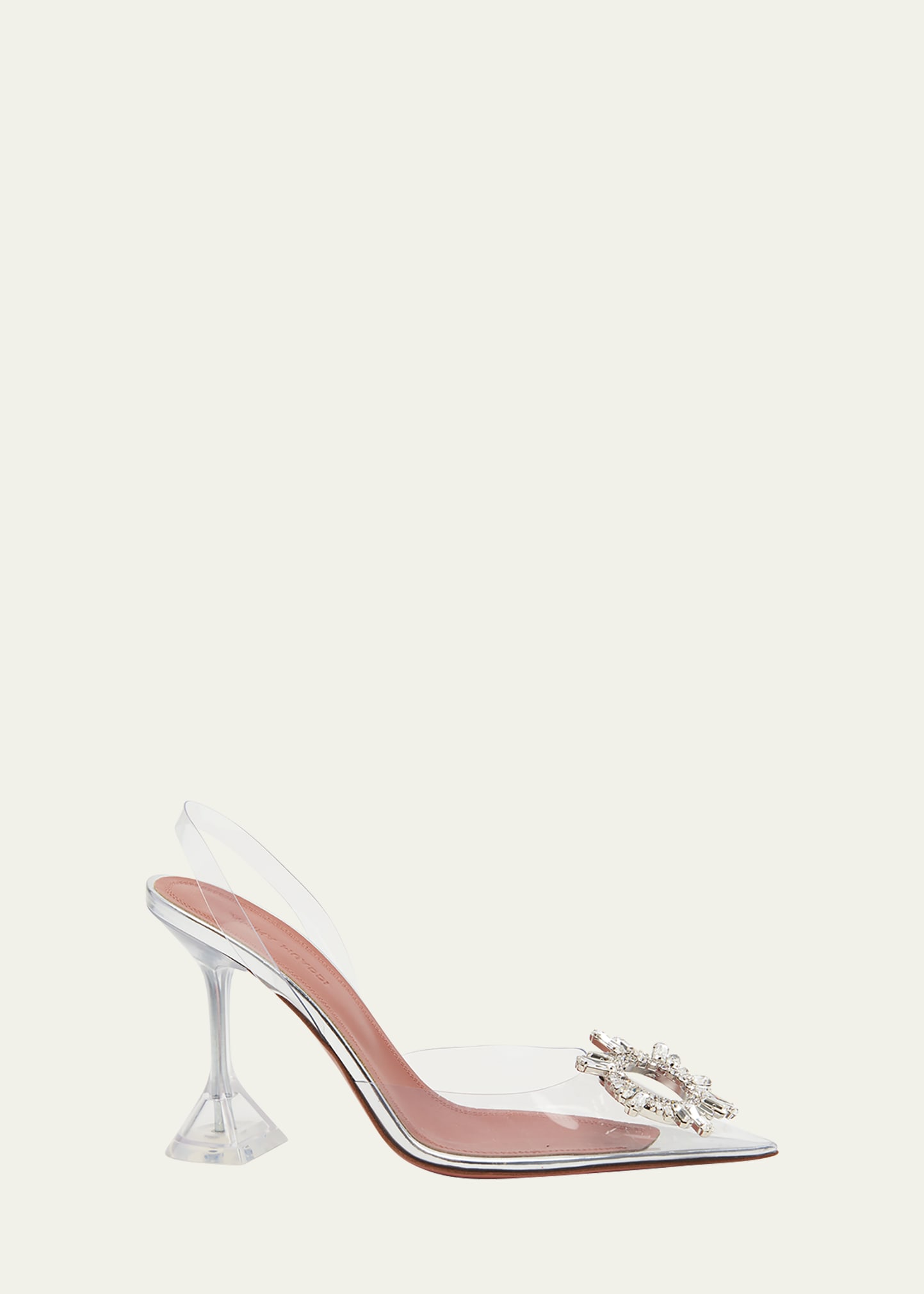 Rosie See-Through Slingback Bow Pumps