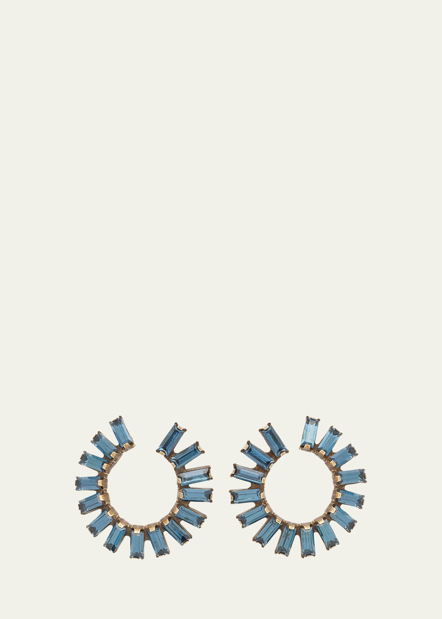 Stella Forward-Facing Hoop Earrings