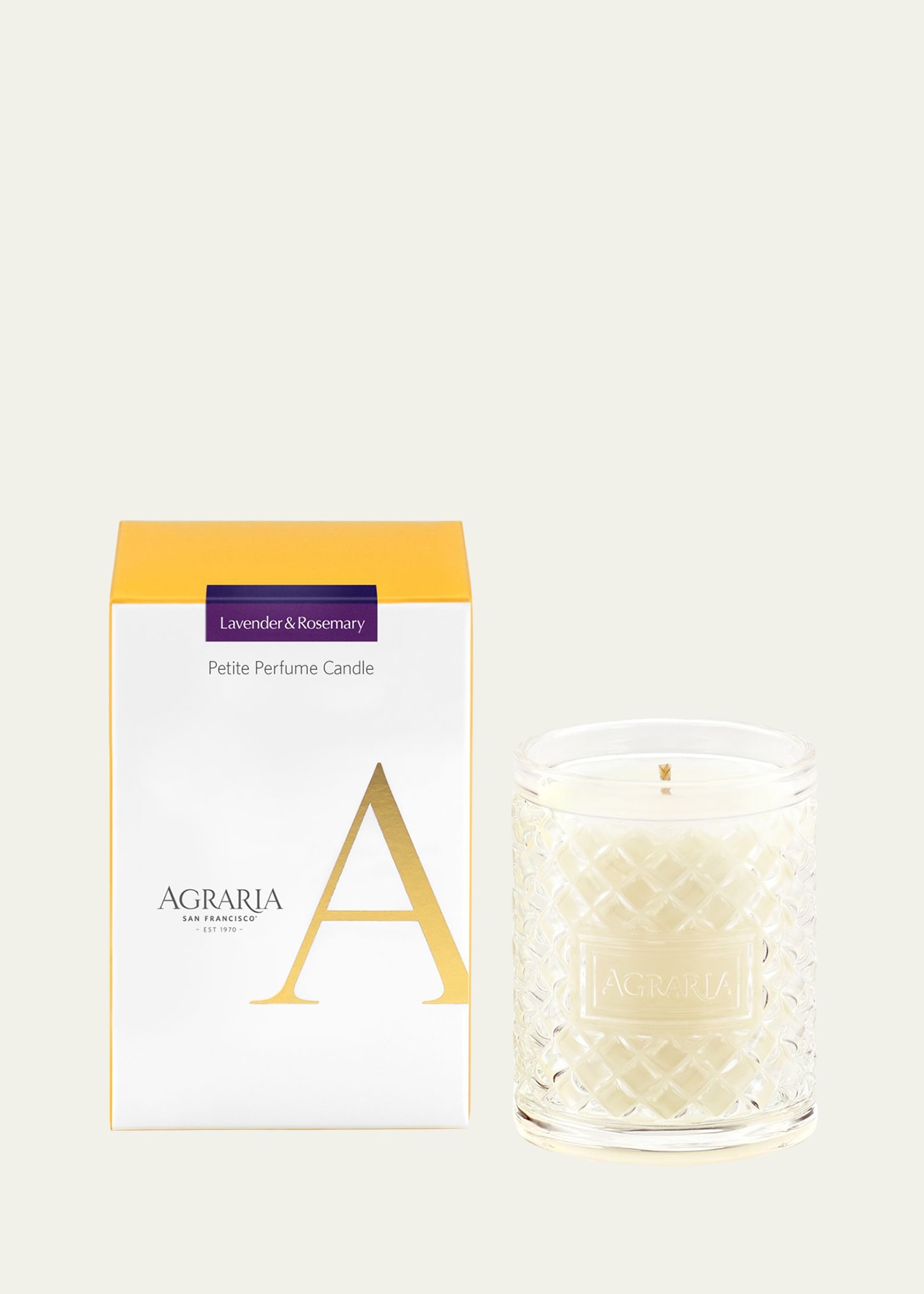 Agraria 3.4 oz. Lavender & Rosemary Petite Perfume Candle