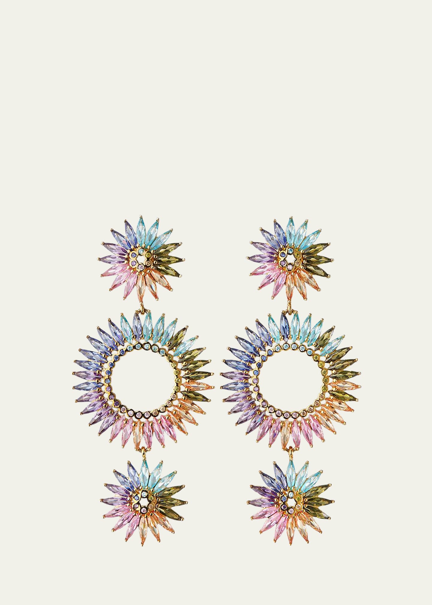 Madeline Lux Crystal Drop Earrings