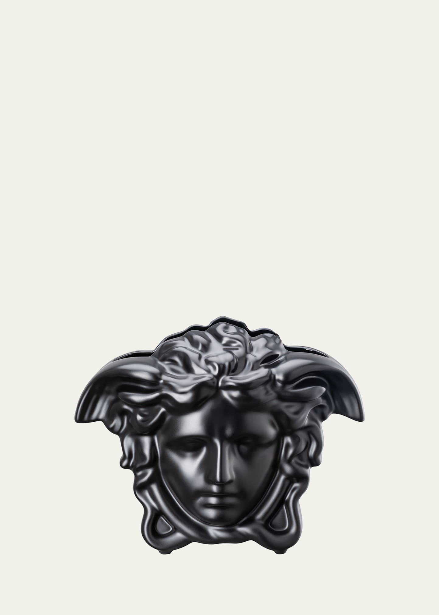 Shop Versace Medusa Grande 8.3" Vase, Black