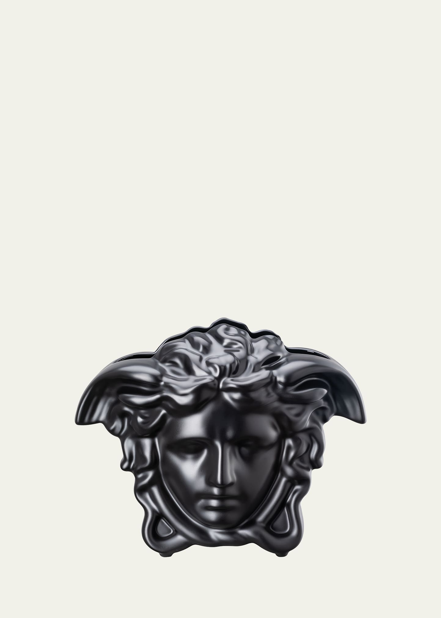 Medusa Grande 8.3" Vase, Black