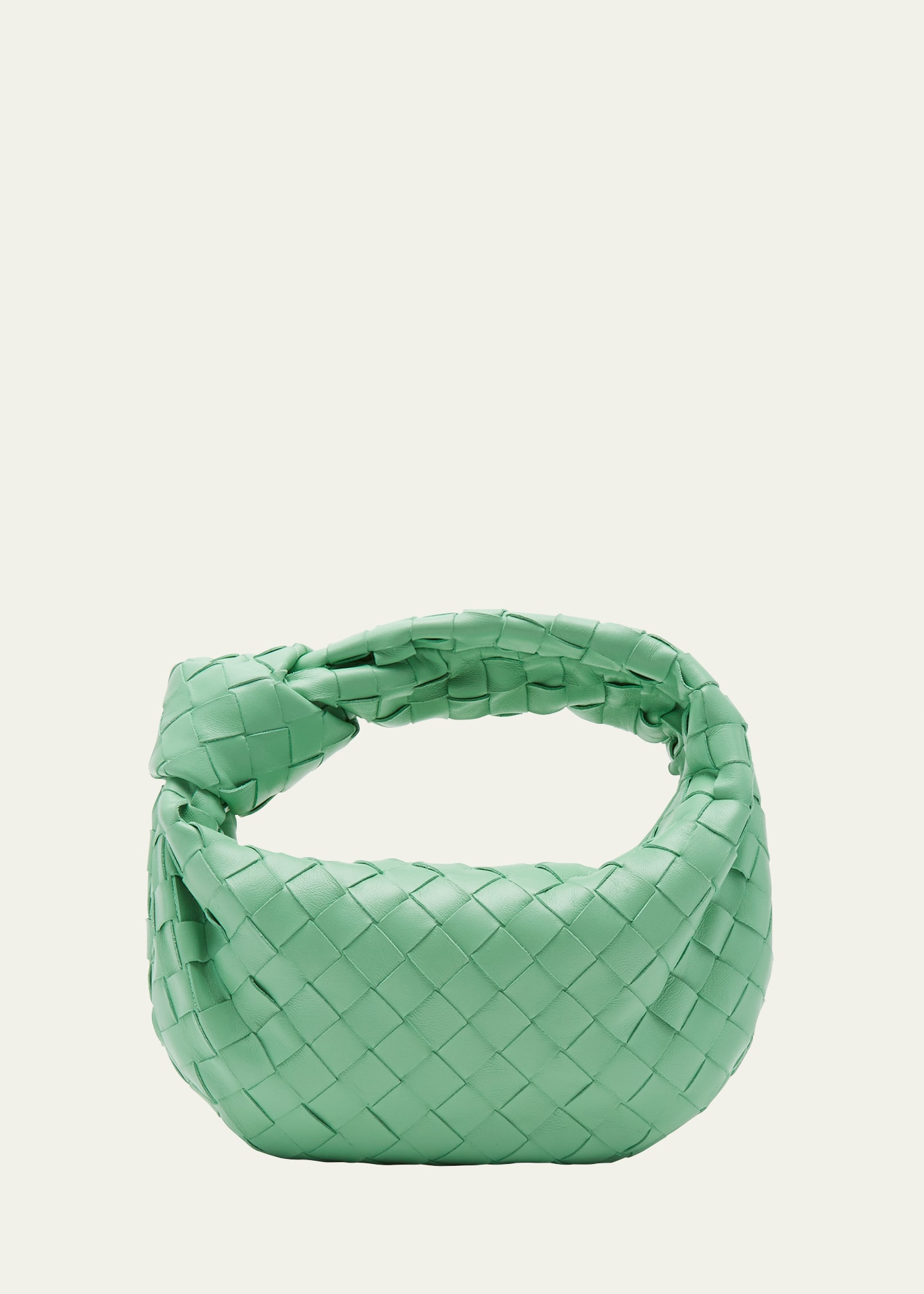 Bottega Veneta Mini Jodie Hobo Bag In Green