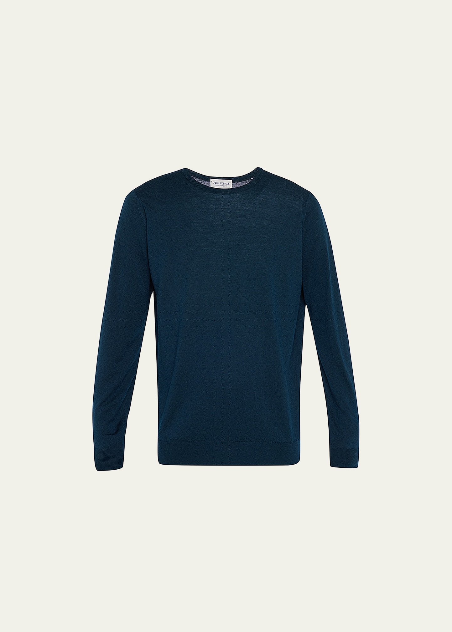John Smedley Blue Merino Jumper In Orion Green