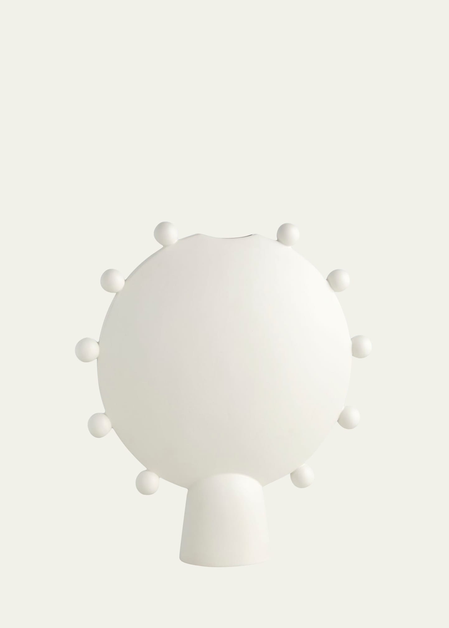 Spheres Collection White Vessel