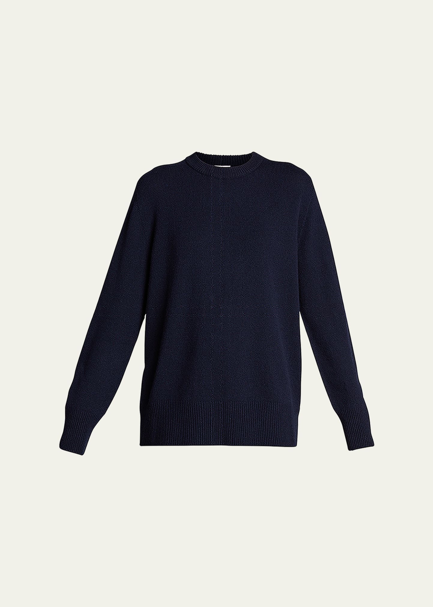 The Row Sibel Oversized Wool And Cashmere-blend Sweater In Sand