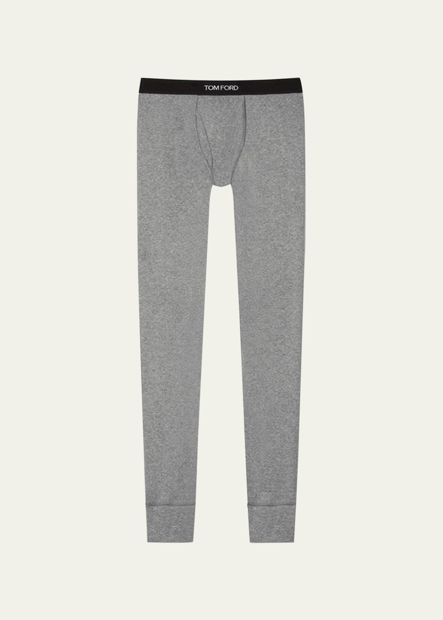 Tom Ford Gray Long Johns Lounge Pants In Gray