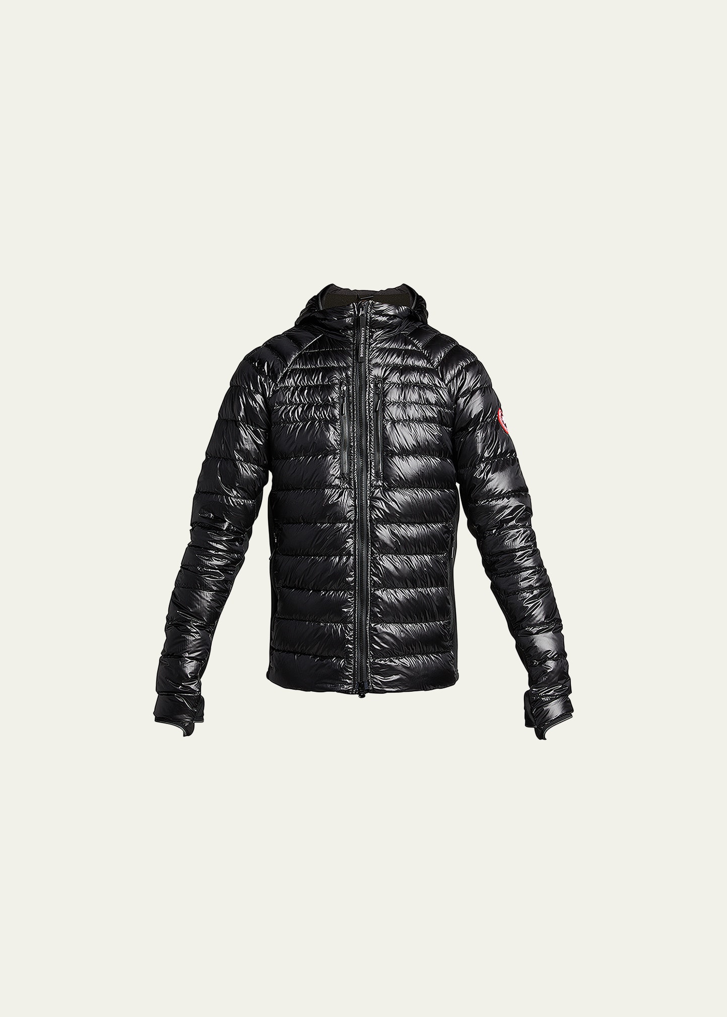 Canada Goose Men's Hybridge Lite Hooded Jacket In Black