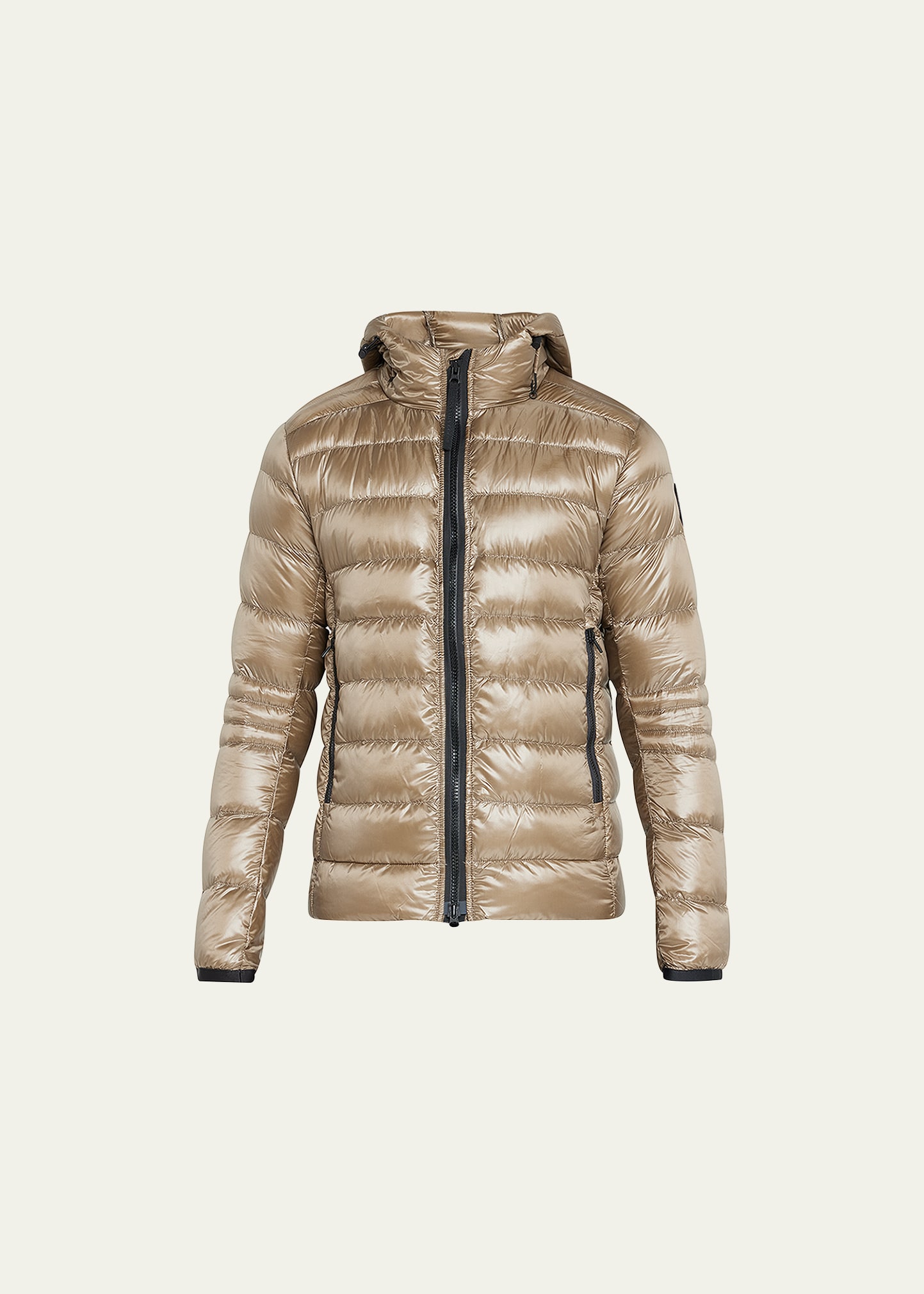 Canada Goose Crofton Packable 750 Fill Power Down Hooded Jacket In Northwood Khaki