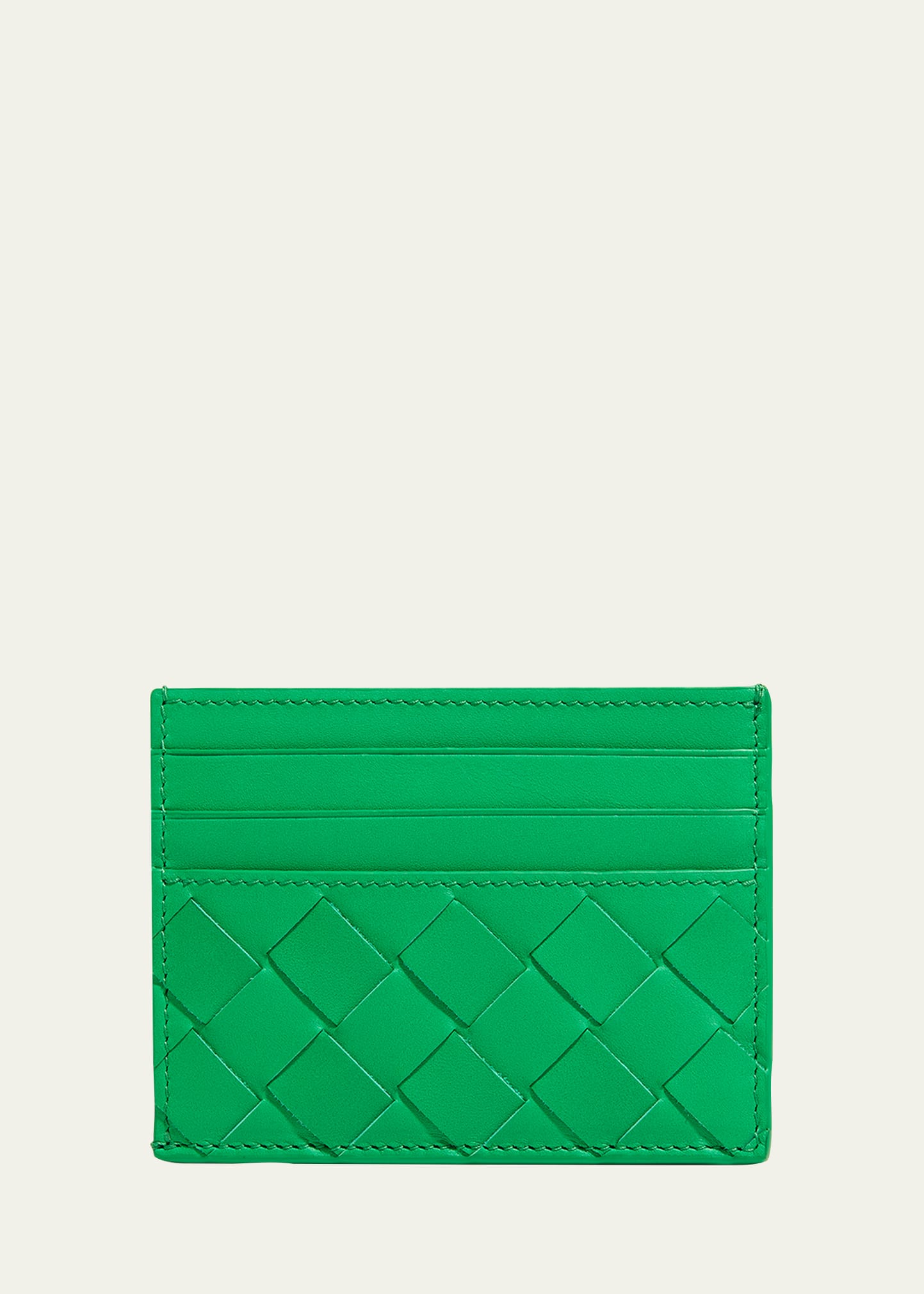 Bottega Veneta Men's Intrecciato Leather Card Case