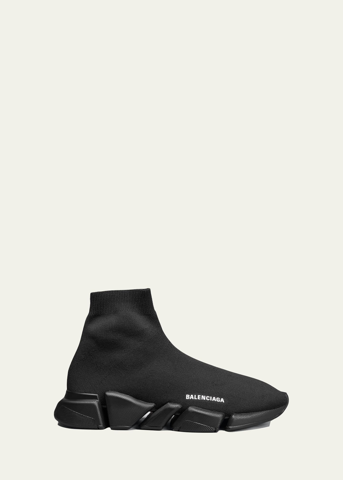 Balenciaga Speed Knit Sock Trainer Sneakers In Noir