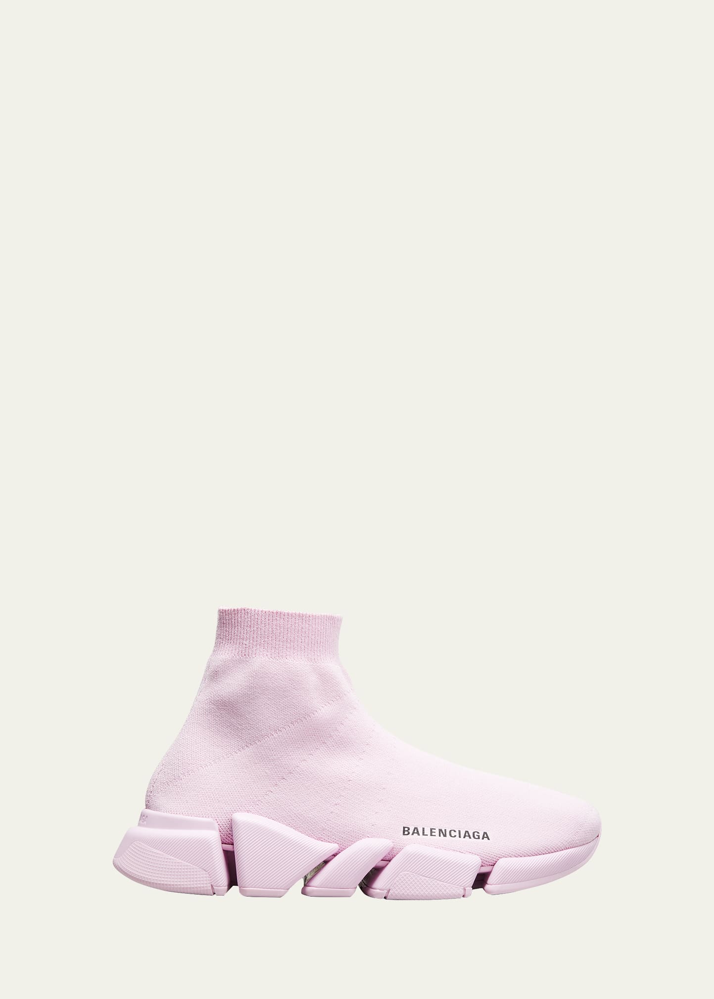 Balenciaga Kid's Knit Sock Trainer Sneakers, Pink - Bergdorf Goodman