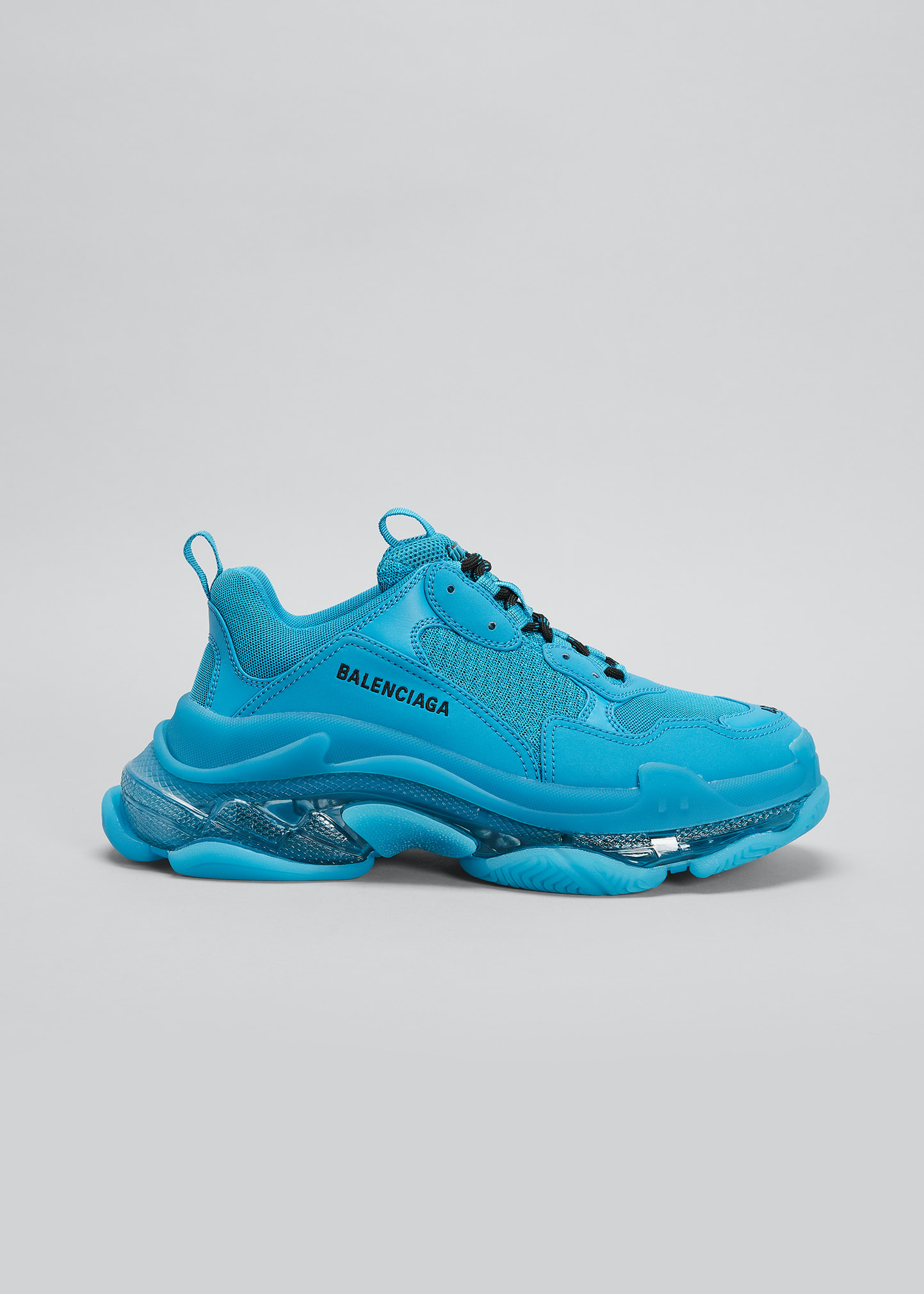 Balenciaga Triple S Low-top Sneakers In Blue