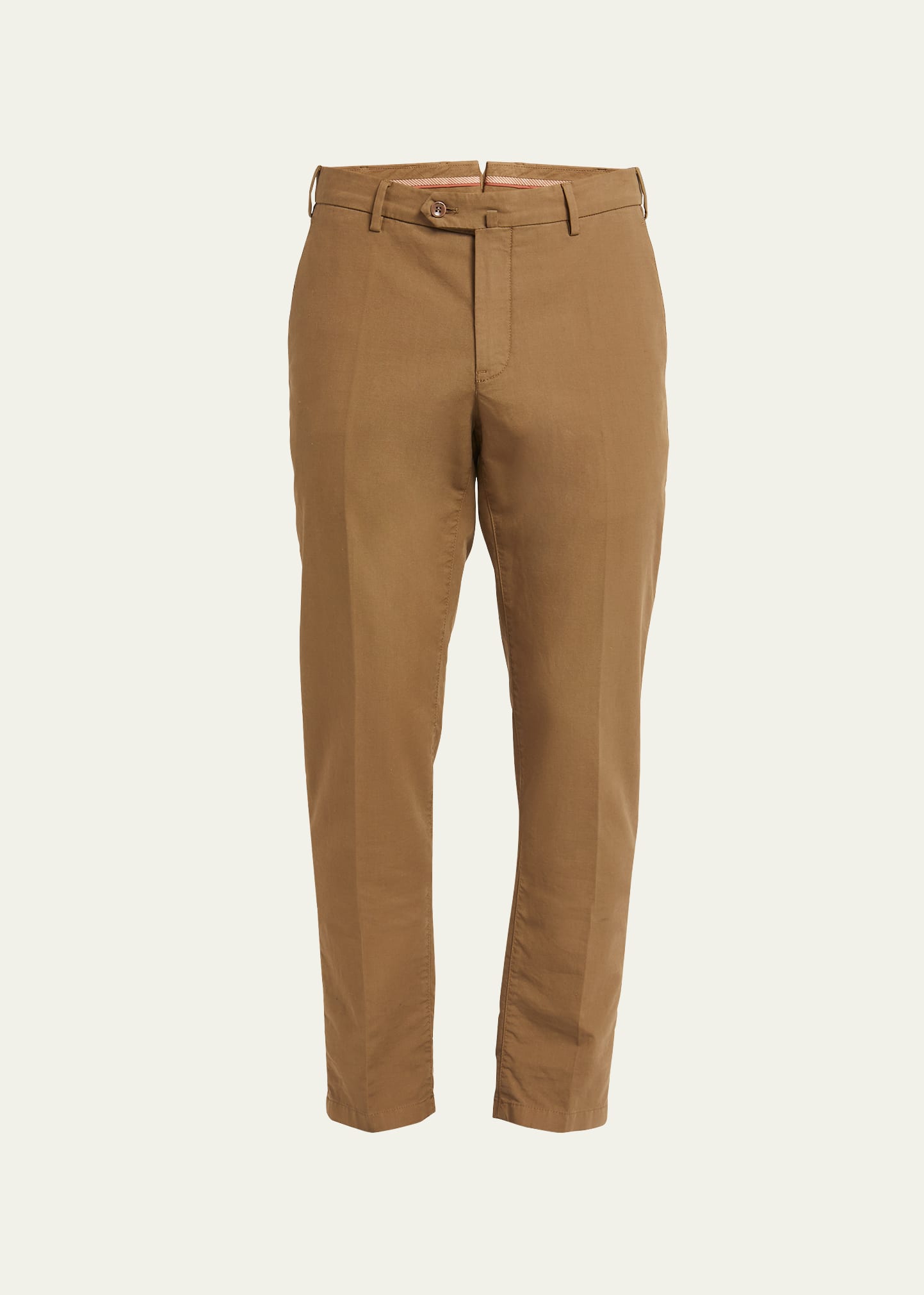 Loro Piana Men's Slim Sport Cotton Dyed Trousers In H0j6 Smoke Tree