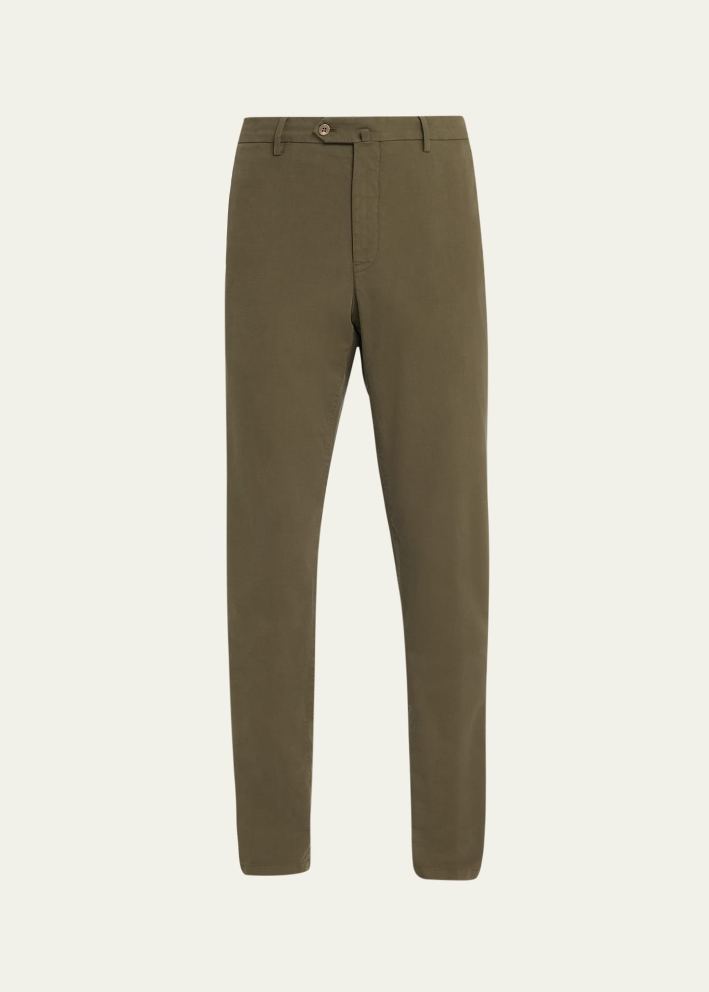 Loro Piana Men's Slim Sport Cotton Dyed Trousers In 5715 Leaf Tea